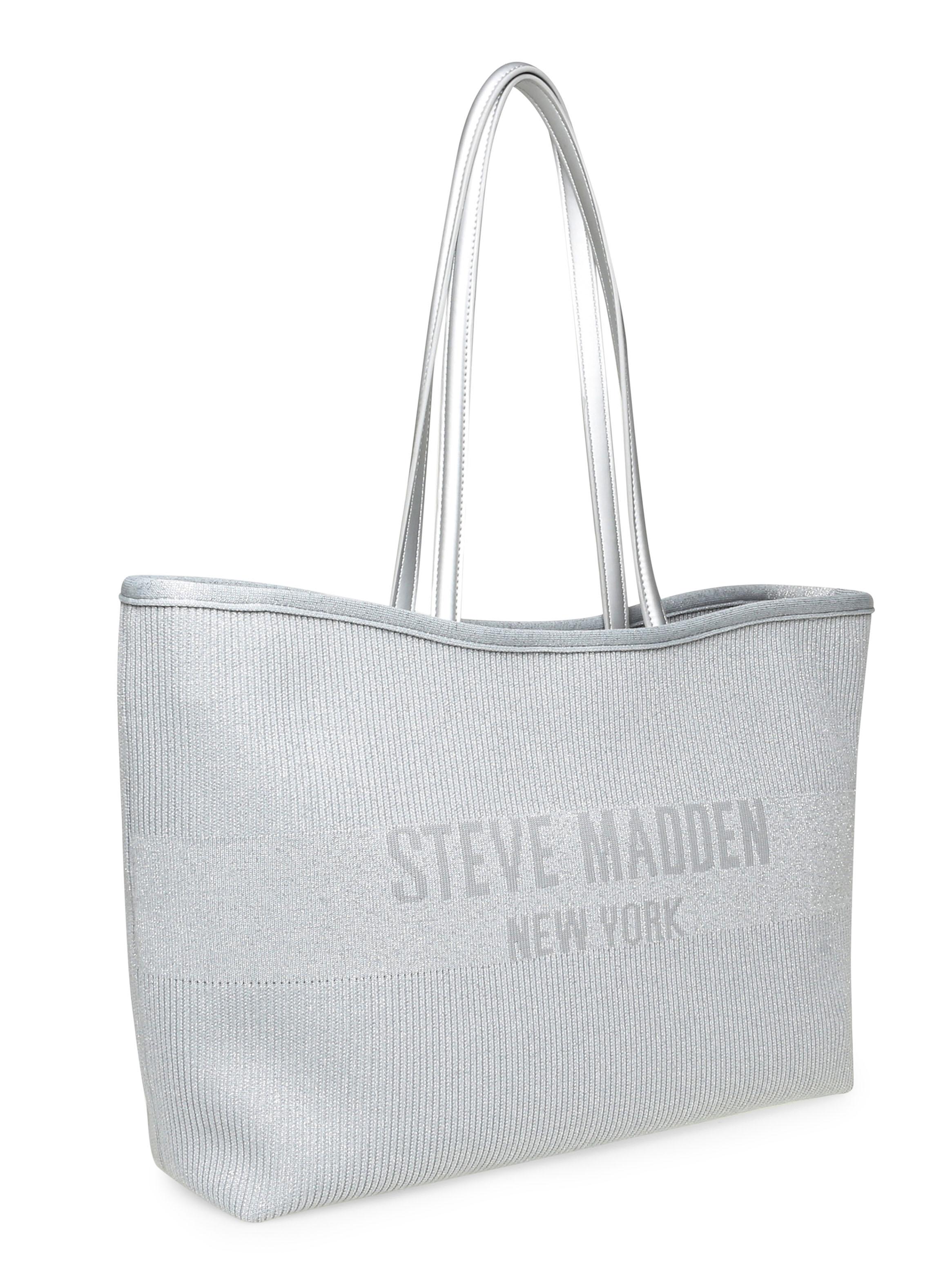 Cartera Tote Bsoto Silver-3