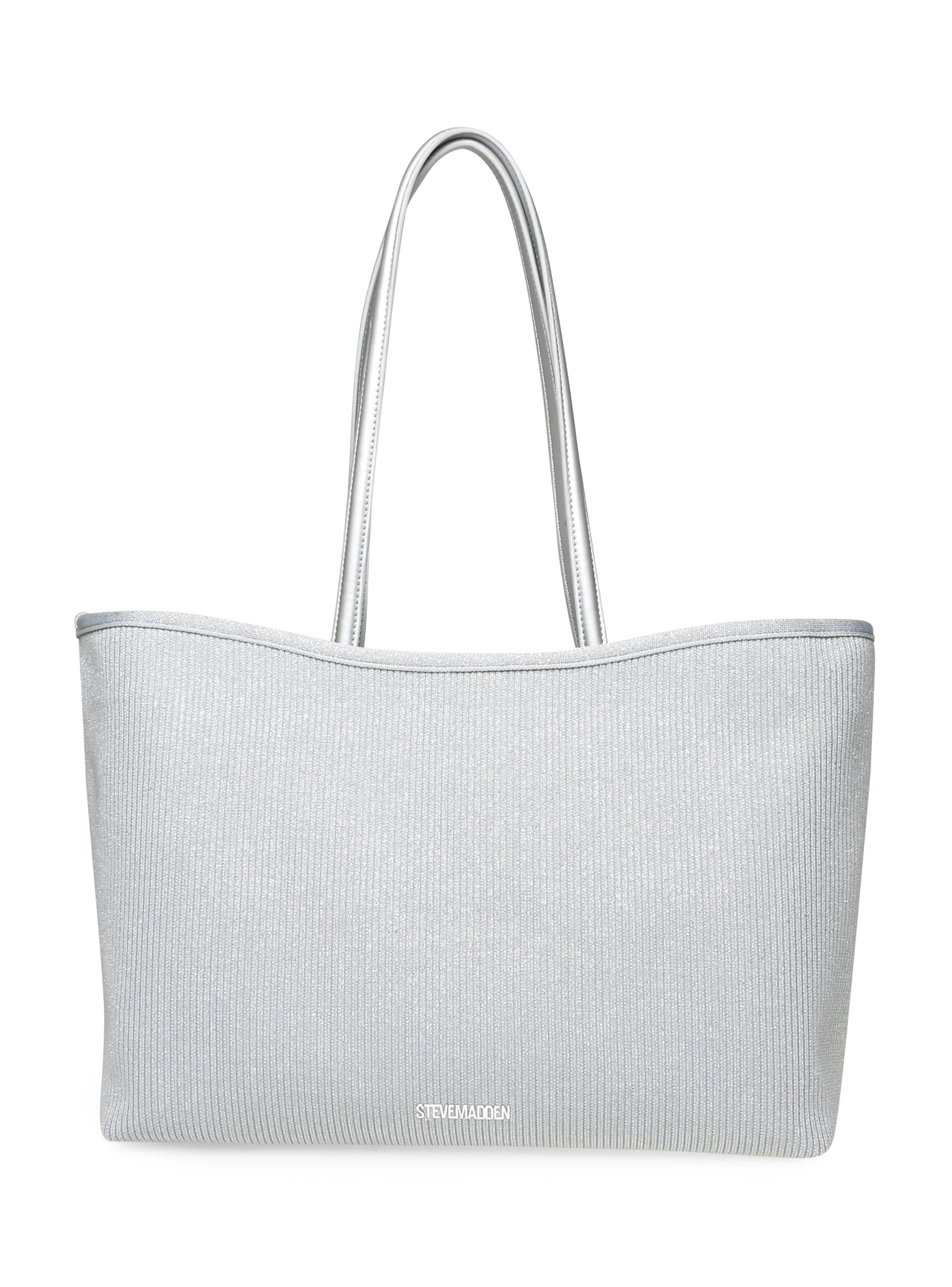 Cartera Tote Bsoto Silver-2