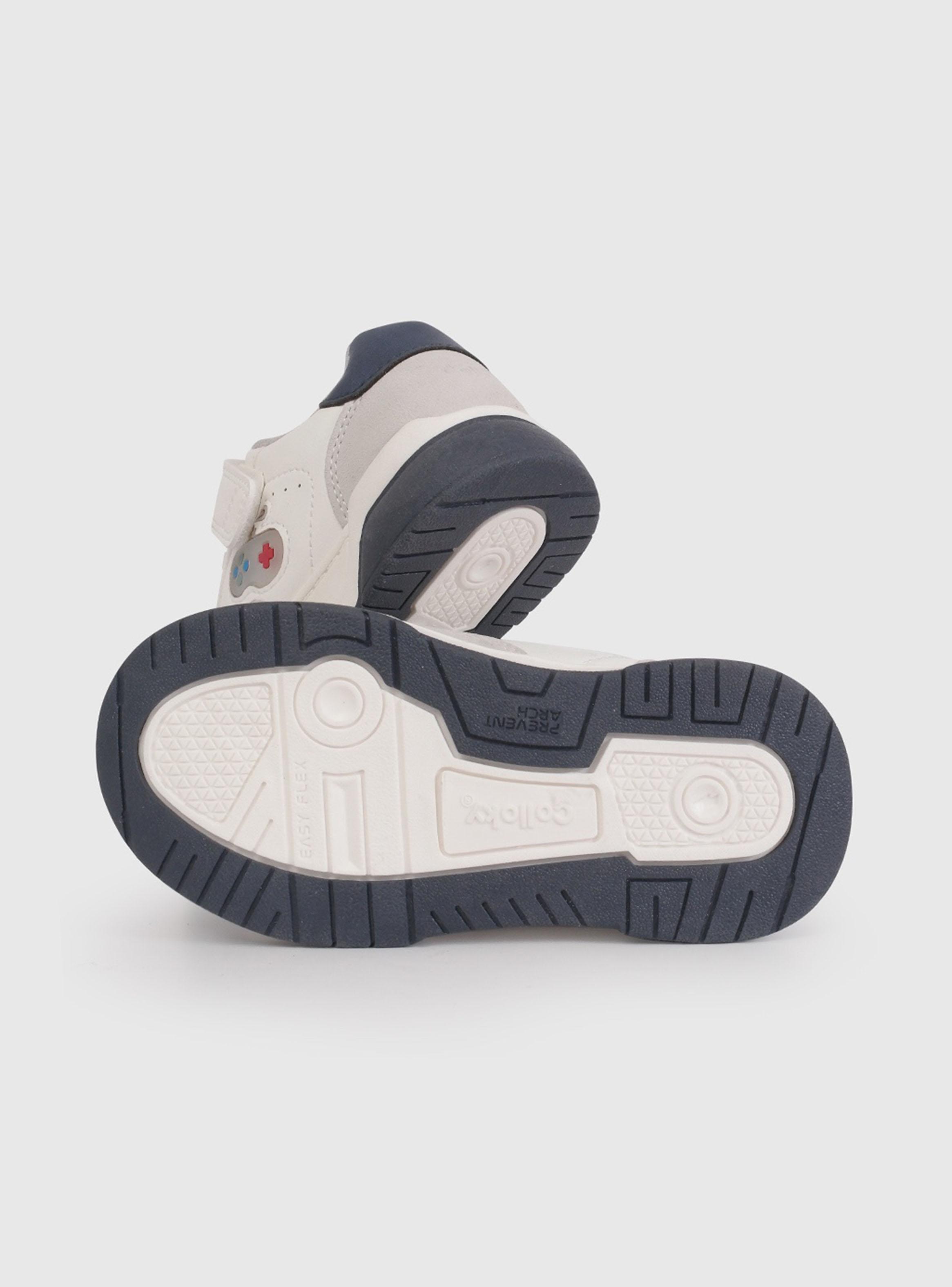 Zapatilla Urbana Detalle al Costado Velcro y Elástico Niño-2