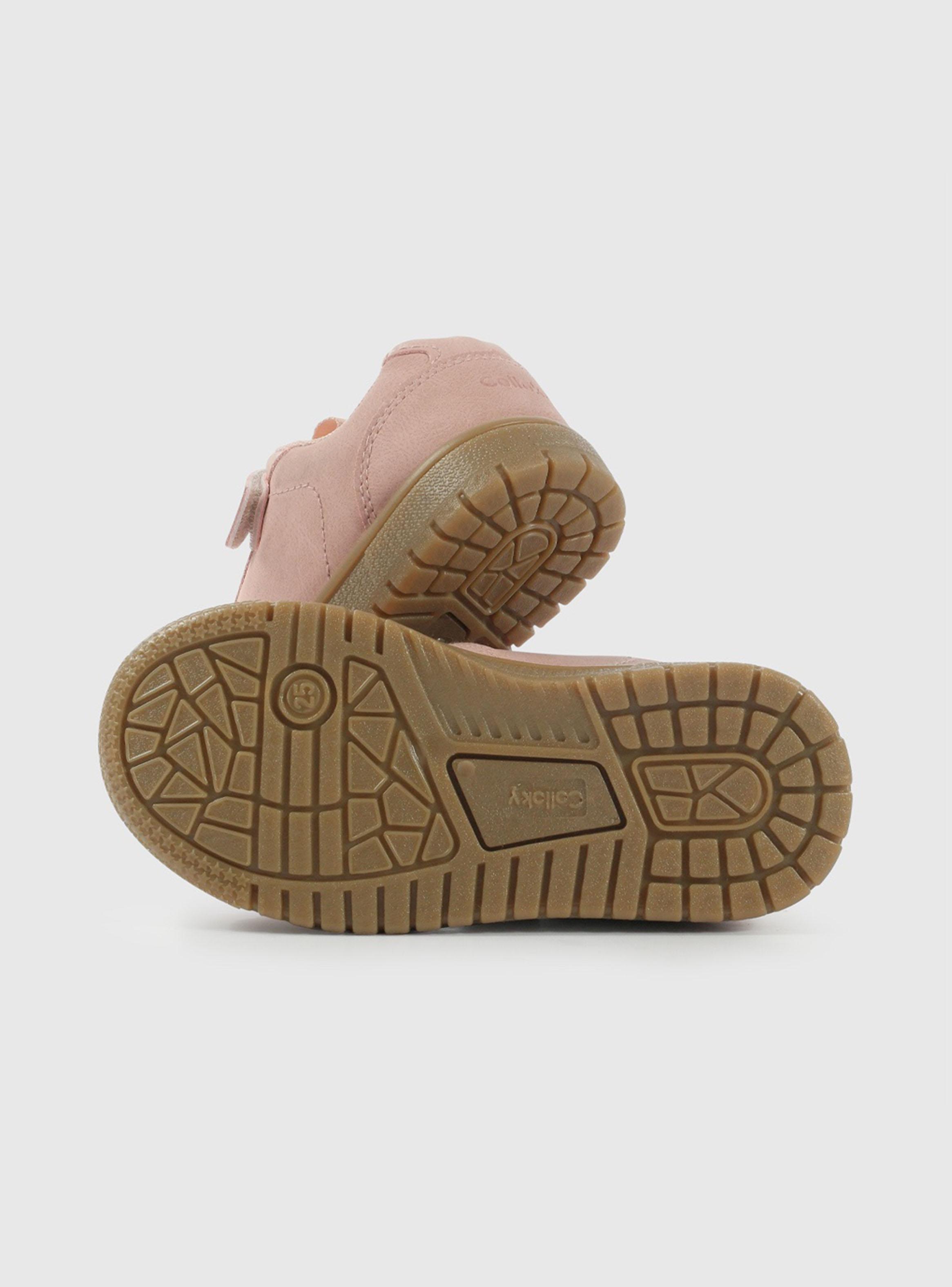 Zapatilla Urbana Color Velcro Cordón Elástico Niña-2