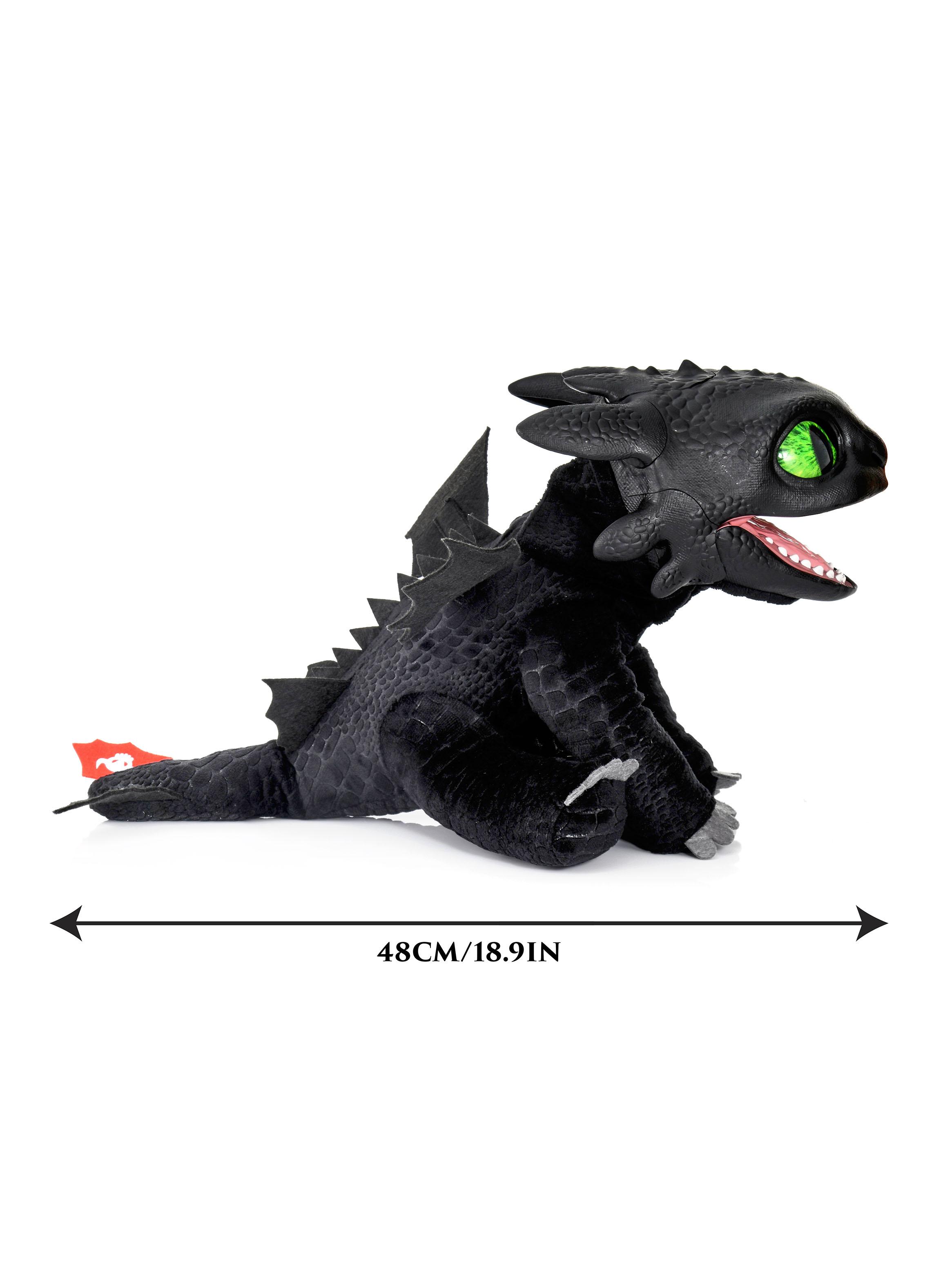 Dragon Chimuelo con Efectos Reales Humo-3