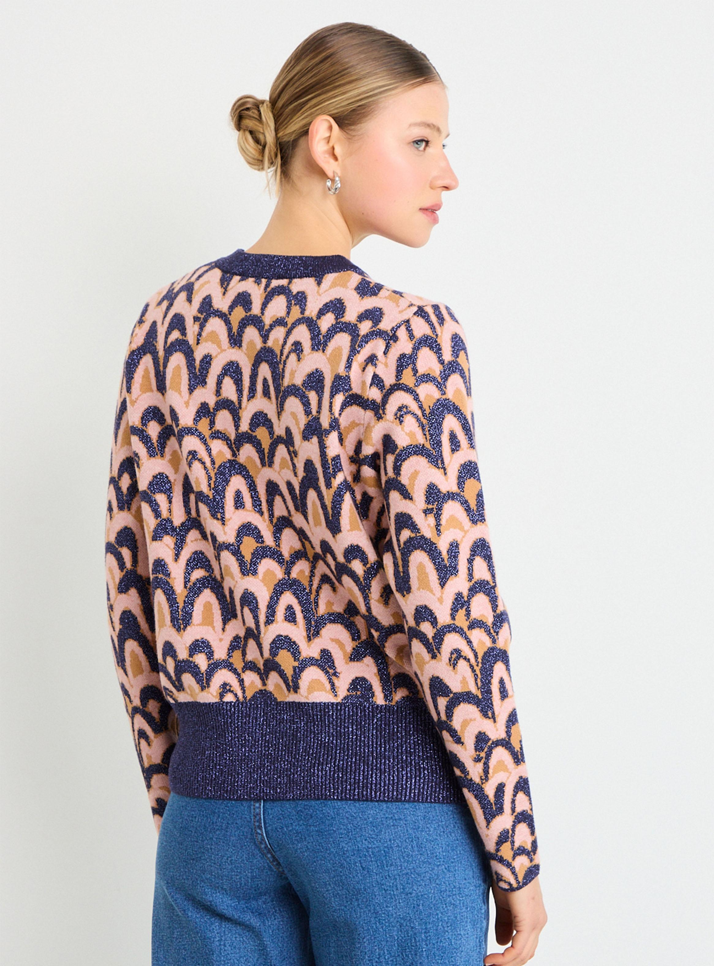 Sweater Print Cuello Redondo 187-1