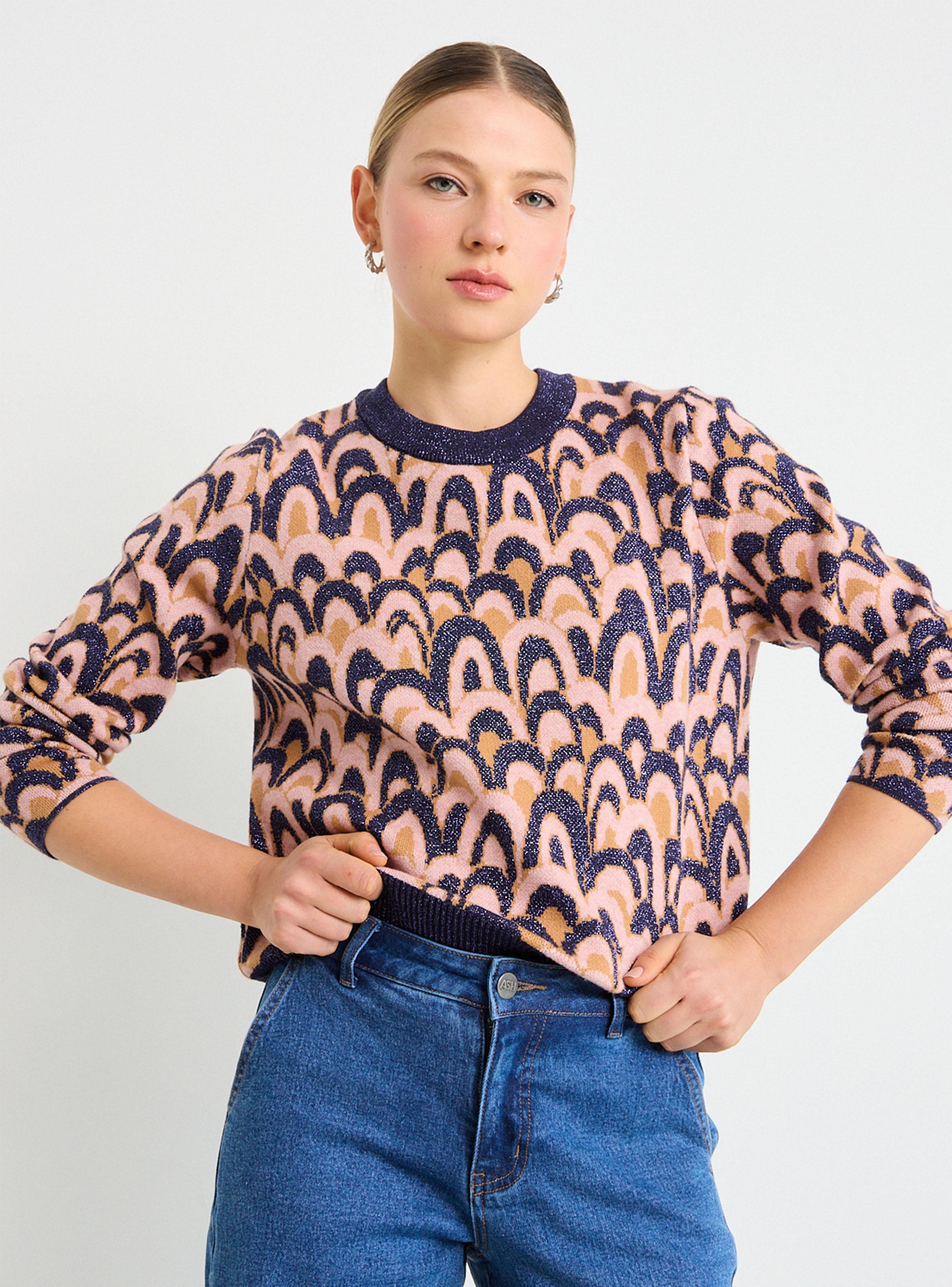 Sweater Print Cuello Redondo 187-0