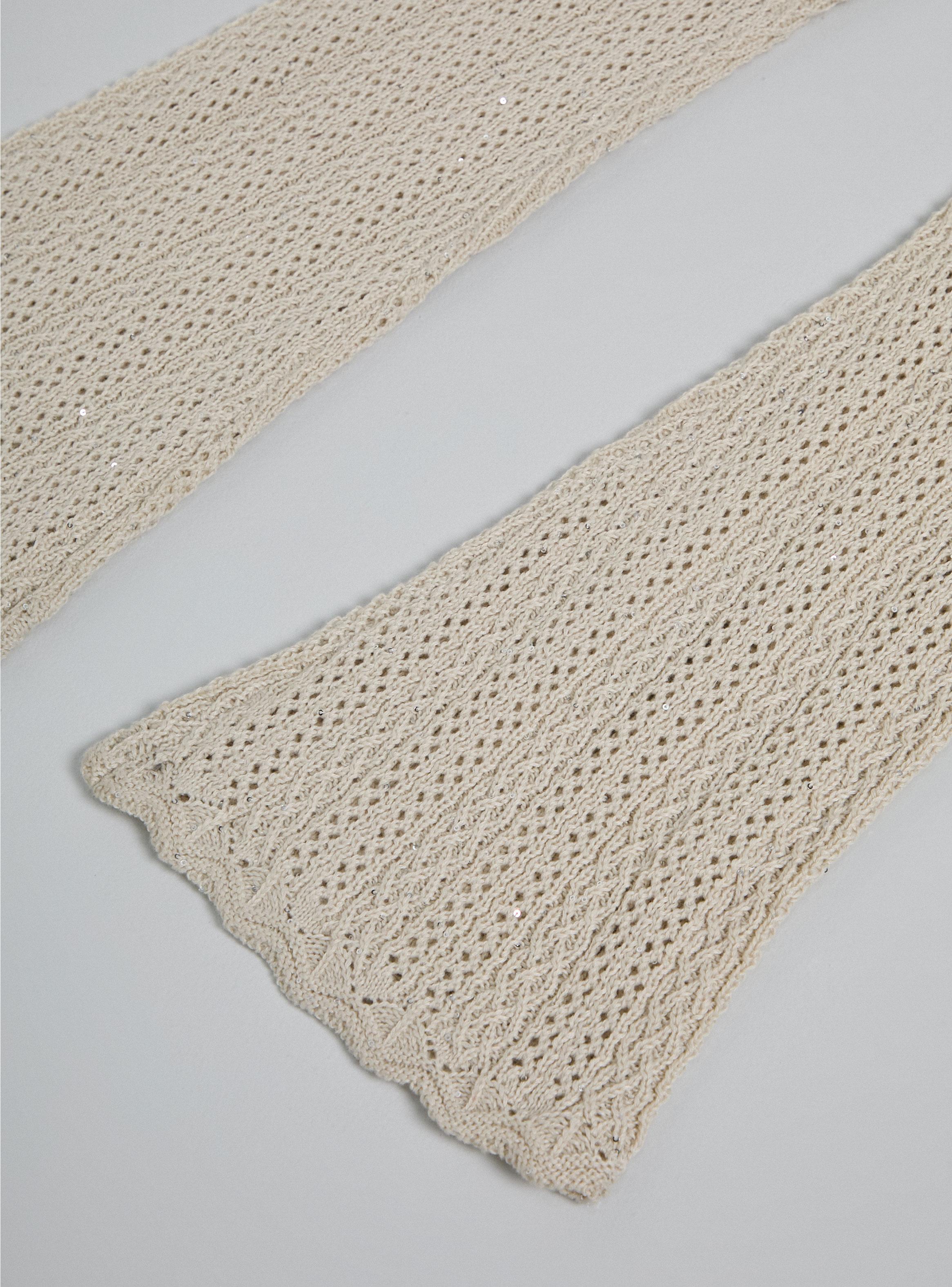 Pantalón Tejido con Mini Lentejuelas-2