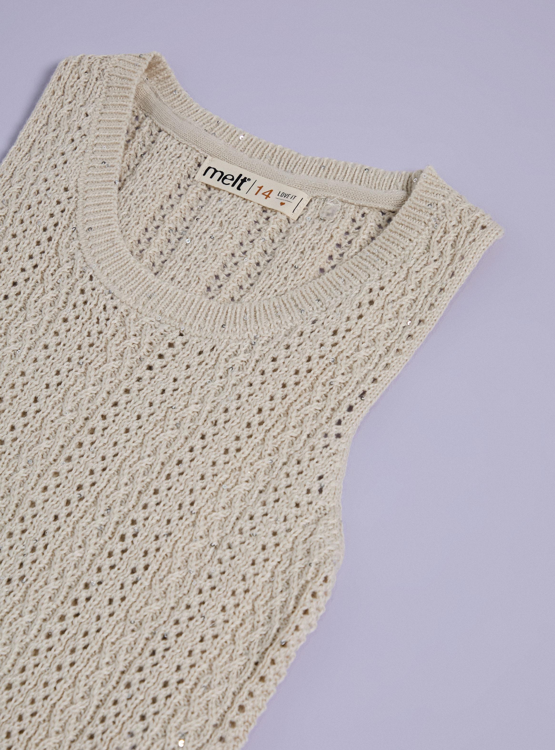 Polera Tejido con Mini Lentejuelas-2