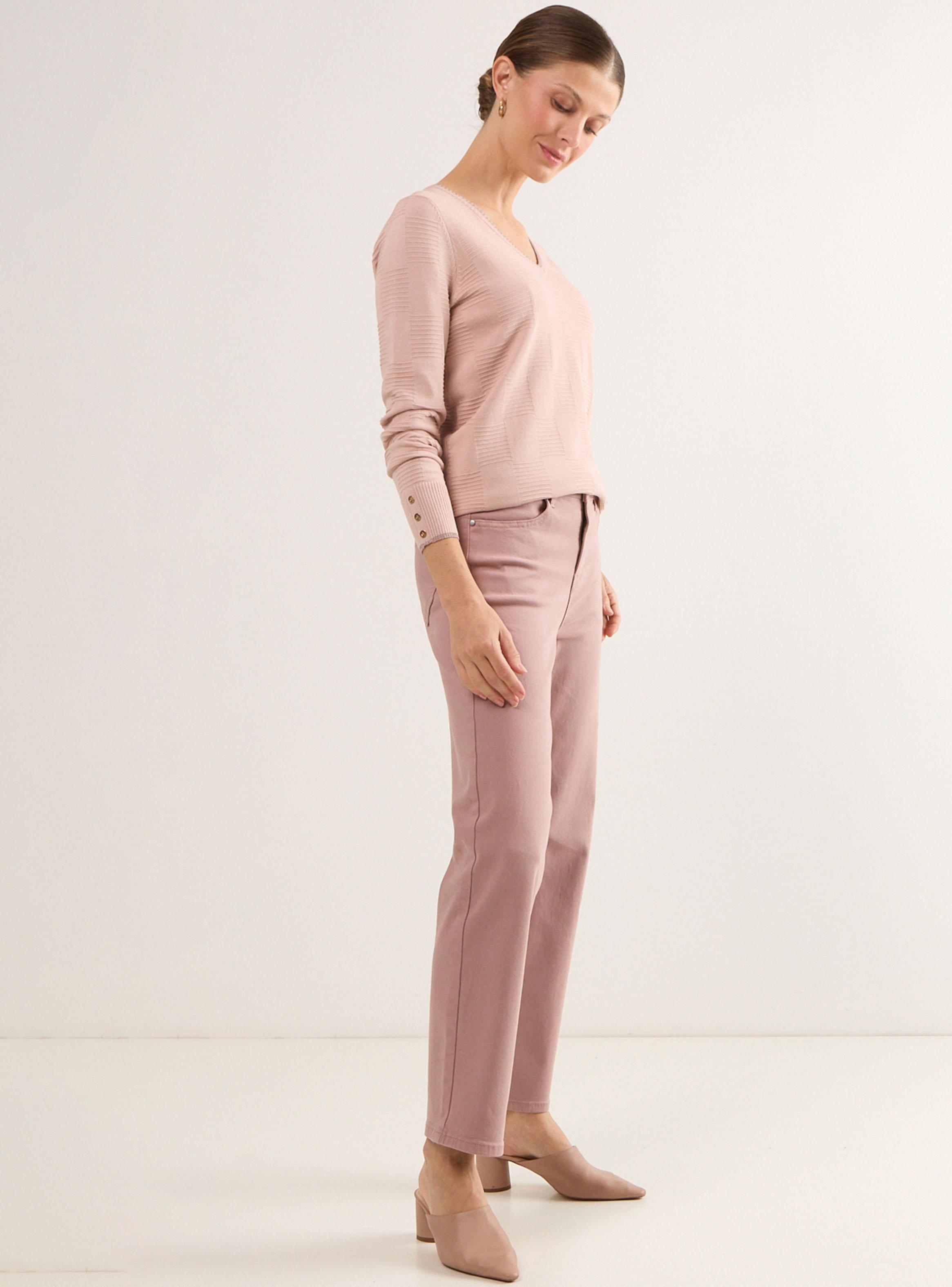 Sweater con Diseño de Cuadros 181-3