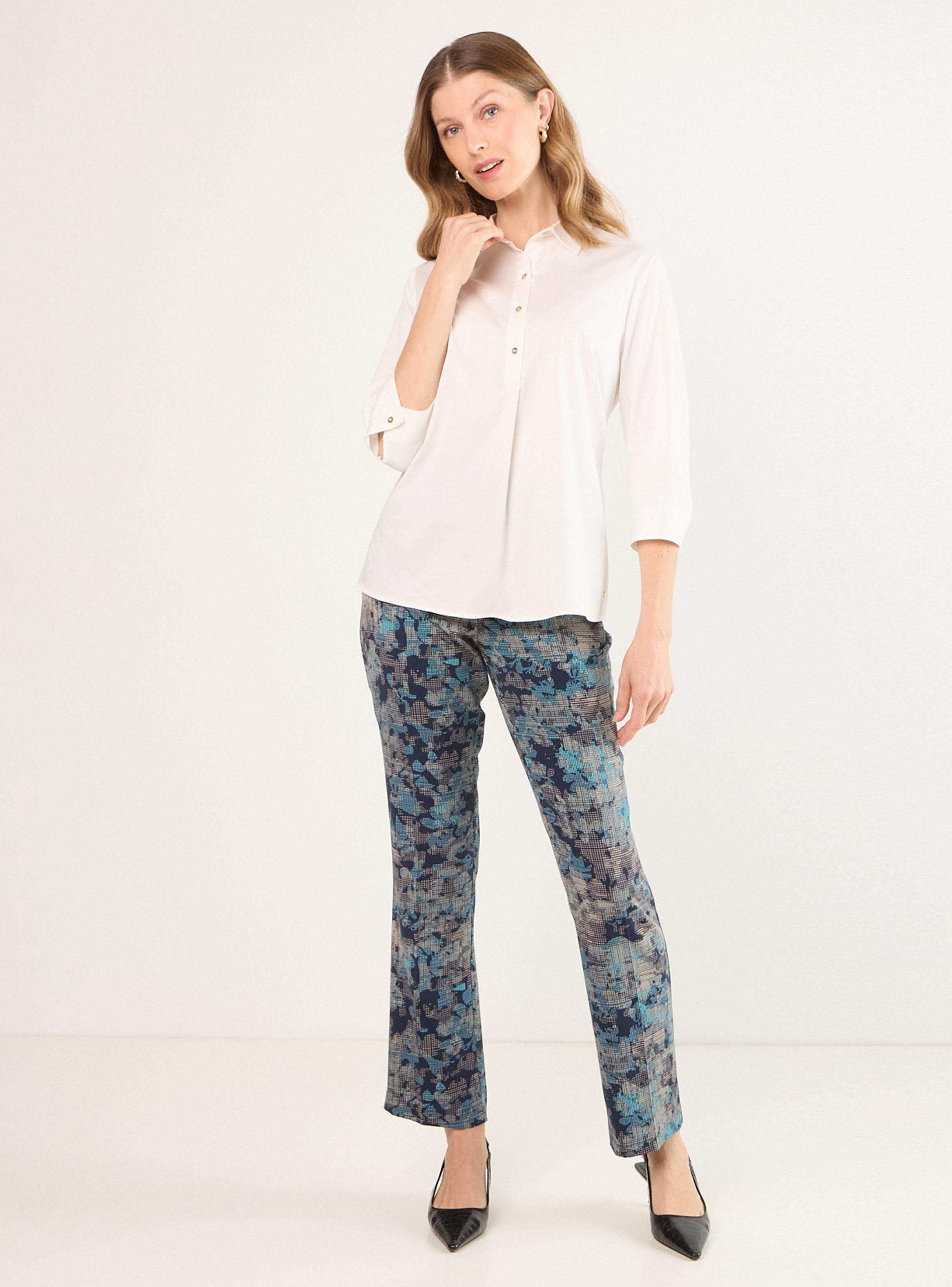 Blusa con Cuello Camisero-4