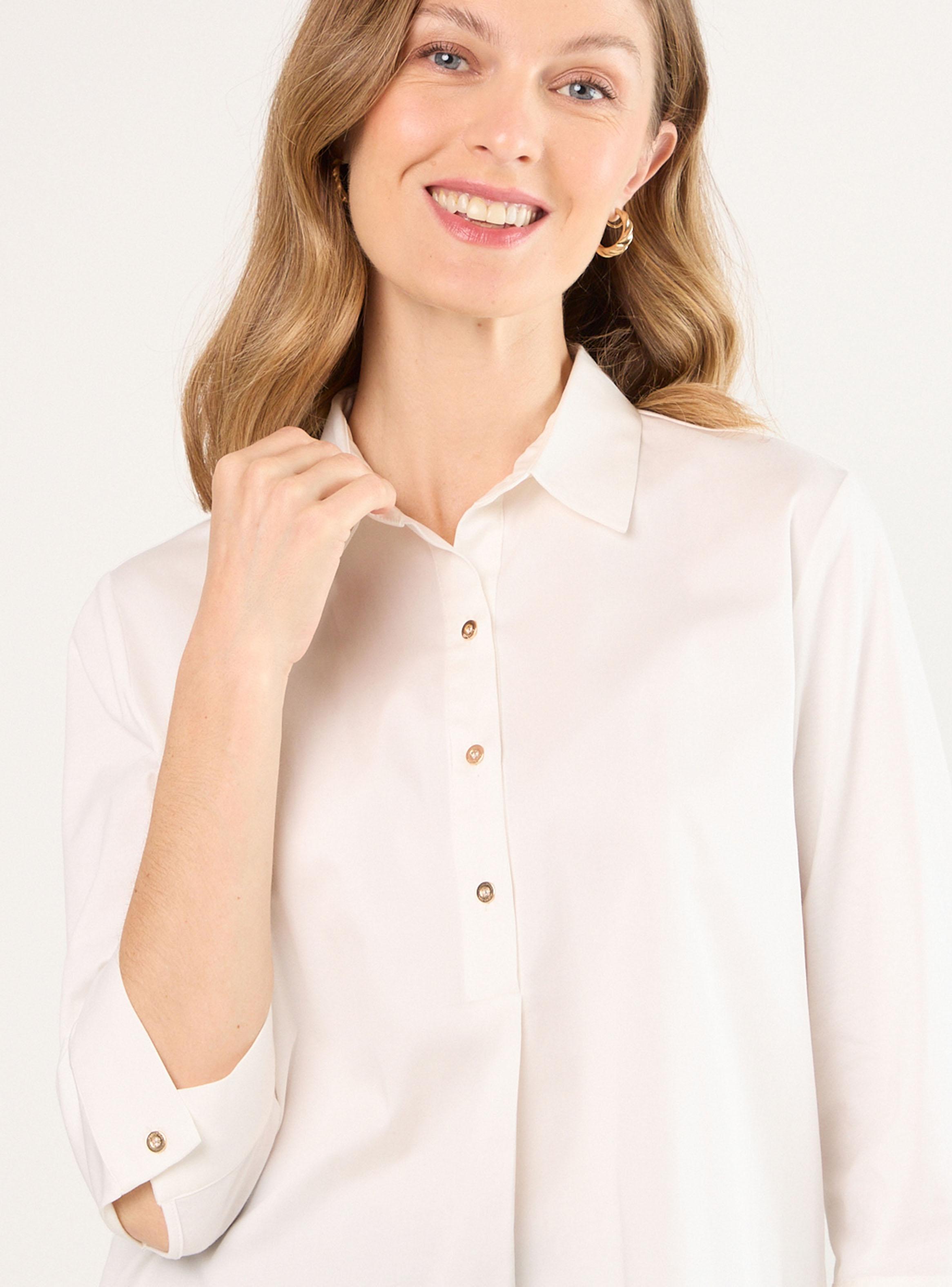 Blusa con Cuello Camisero-3