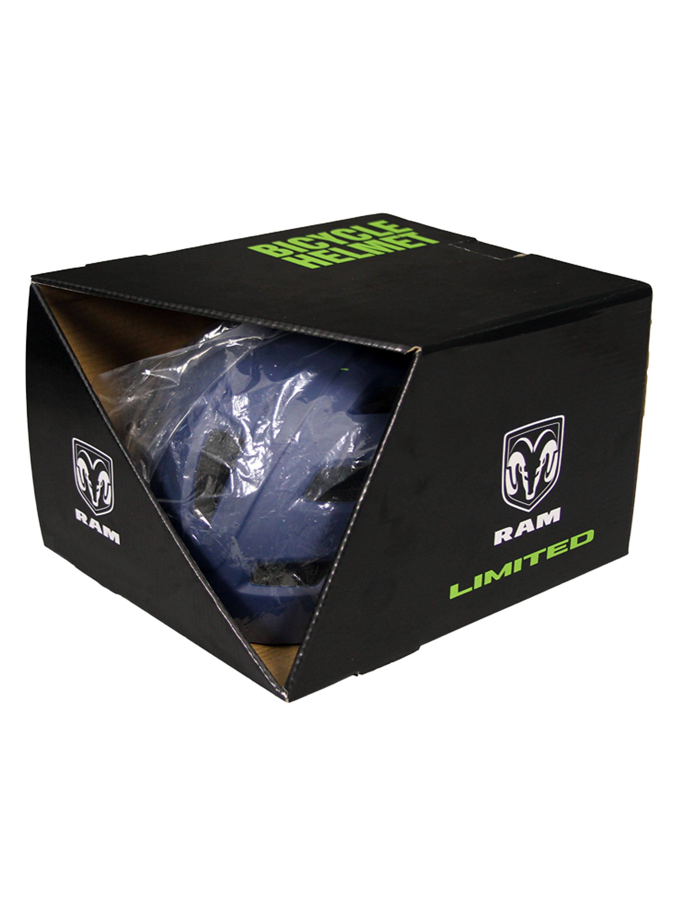 Casco Limited Azul Naranjo-4