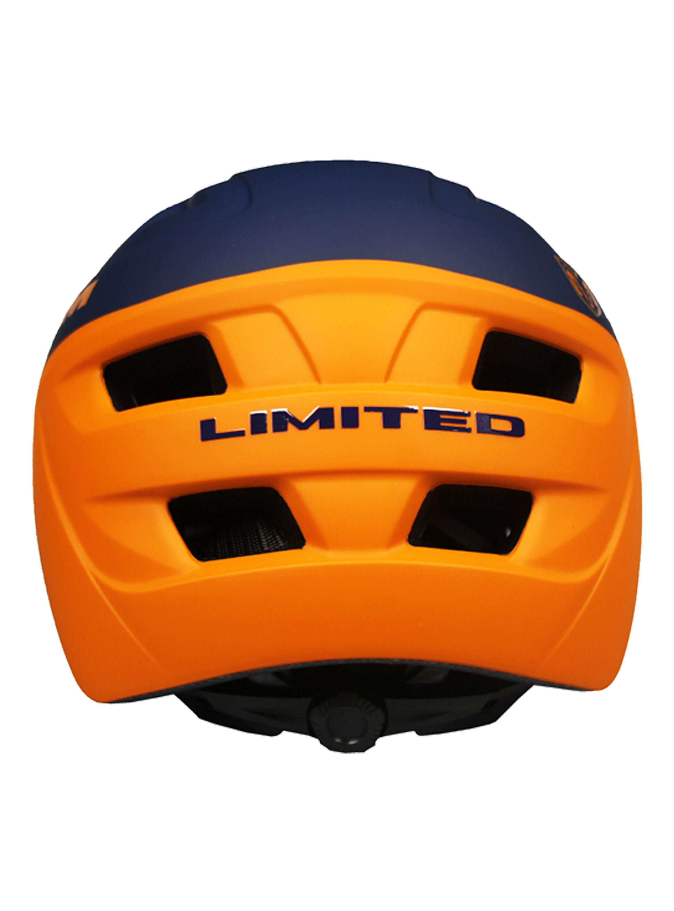 Casco Limited Azul Naranjo-2