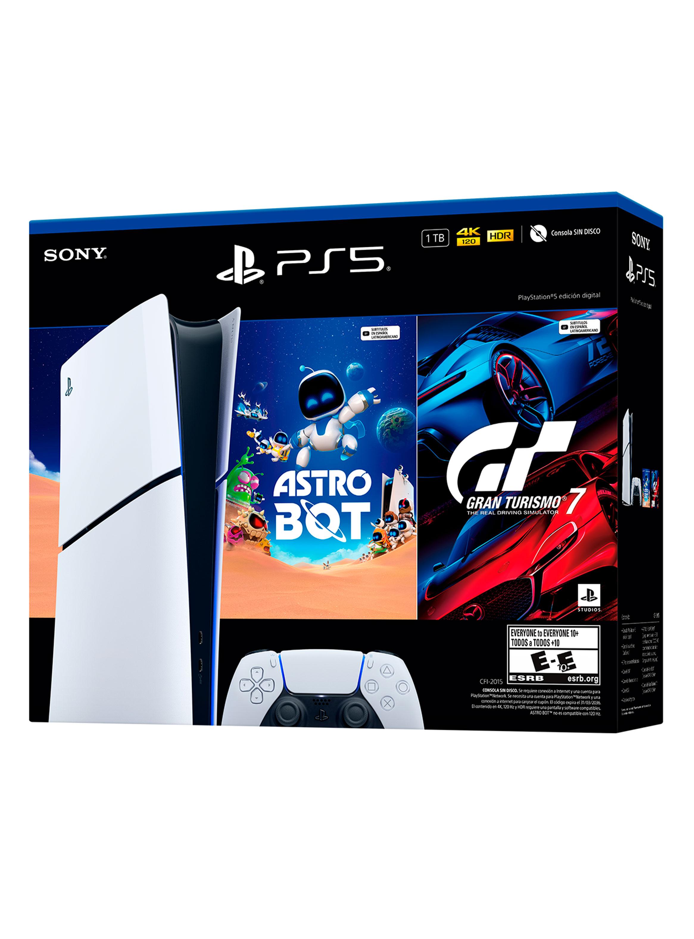 Consola PS5 Slim Digital con ASTRO BOT y Gran Turismo 7-3