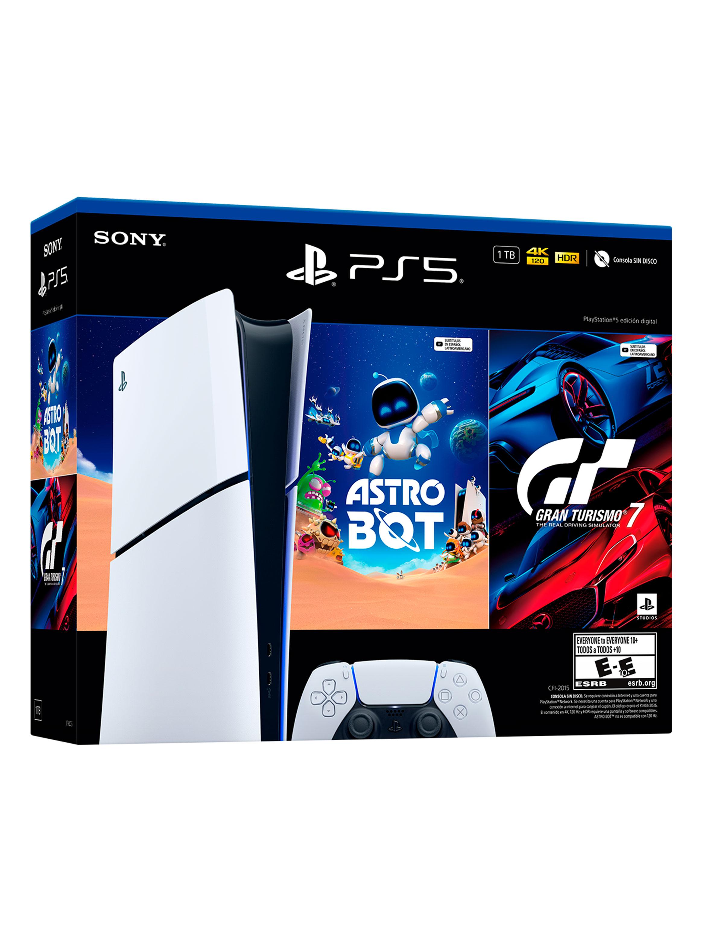 Consola PS5 Slim Digital con ASTRO BOT y Gran Turismo 7-2