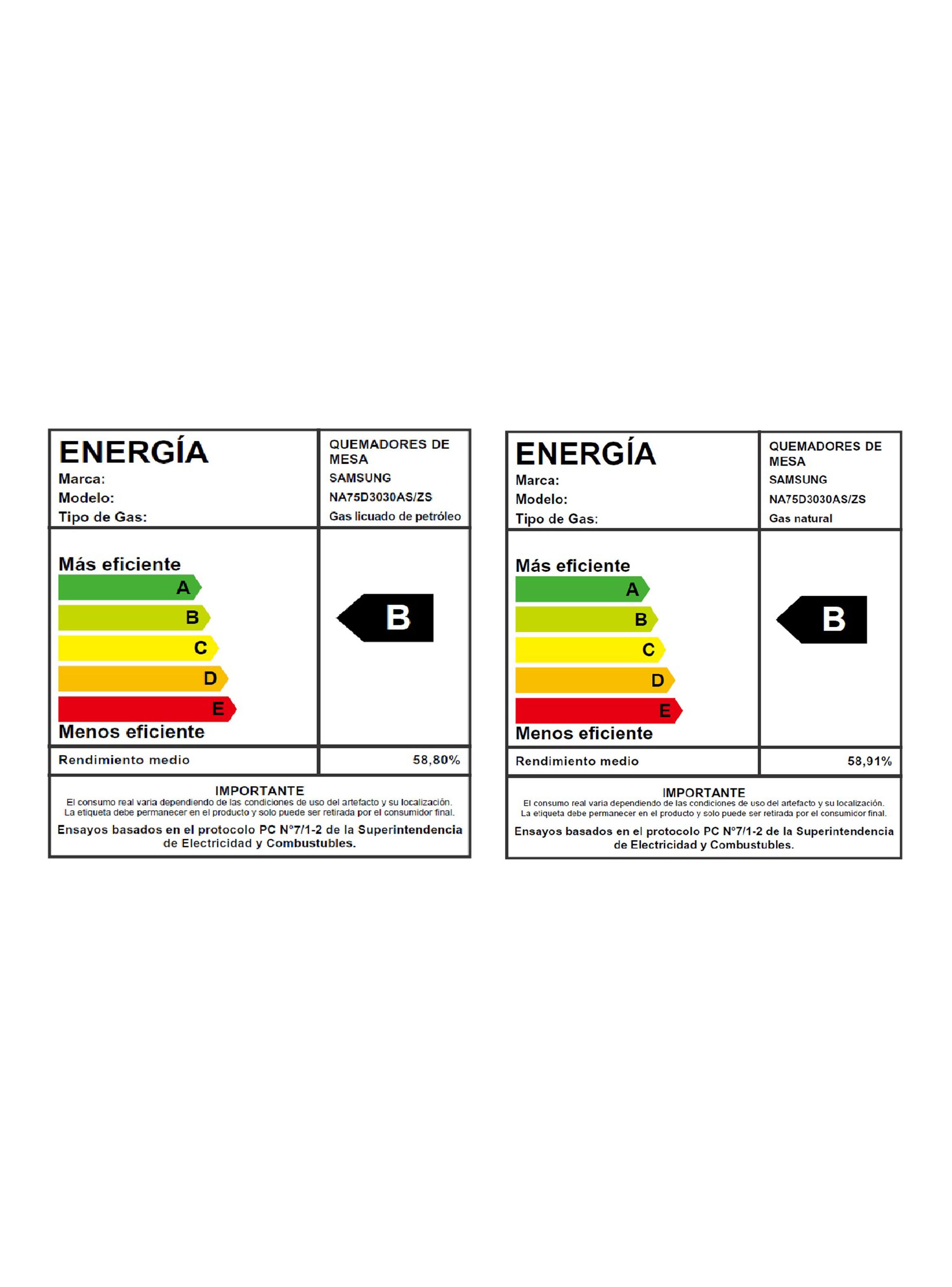 Encimera a Gas 5 Quemadores NA75D3030AS/ZS Gris-5