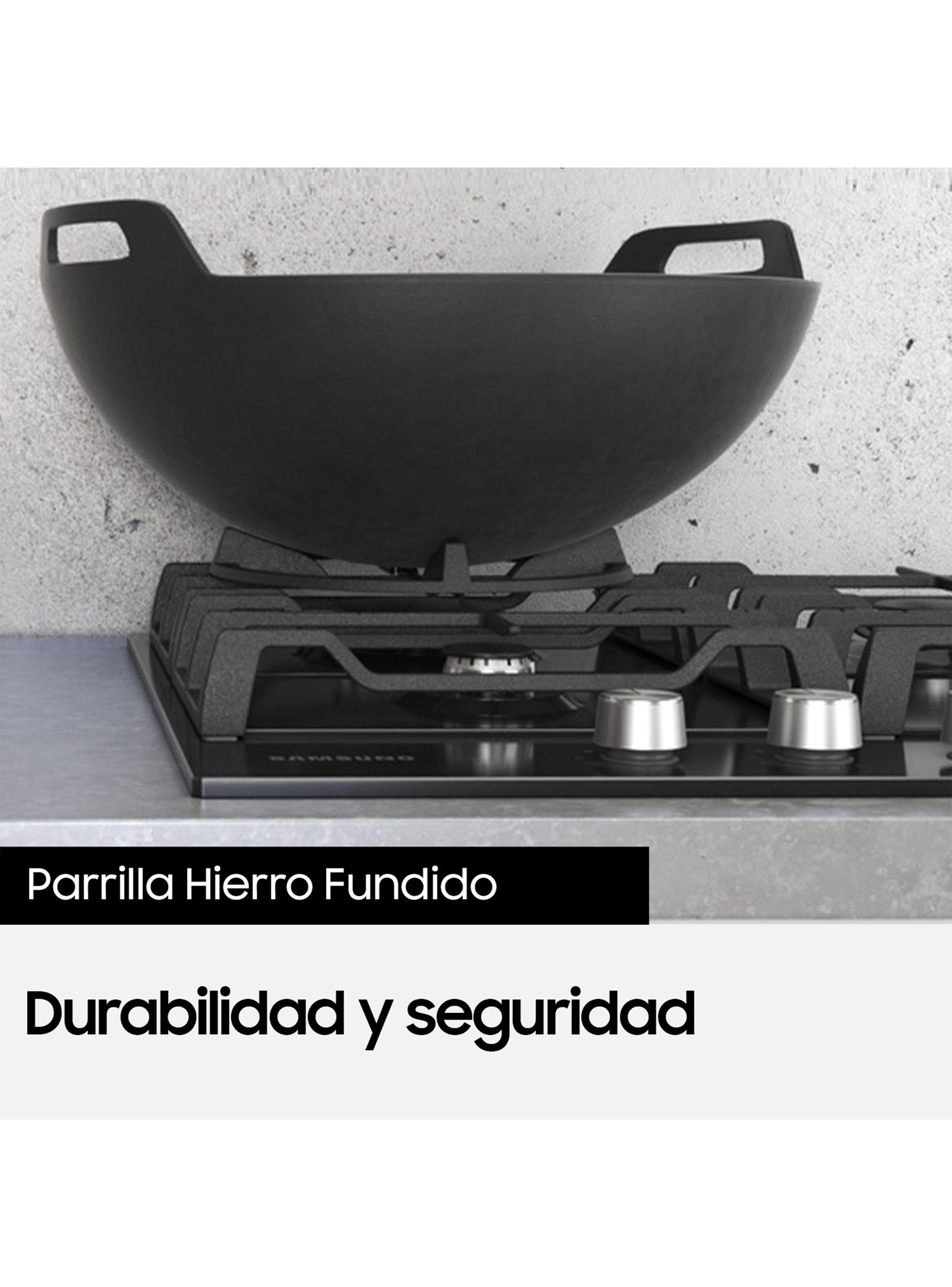 Encimera a Gas 4 Quemadores NA64D3010AK/ZS Negra-3