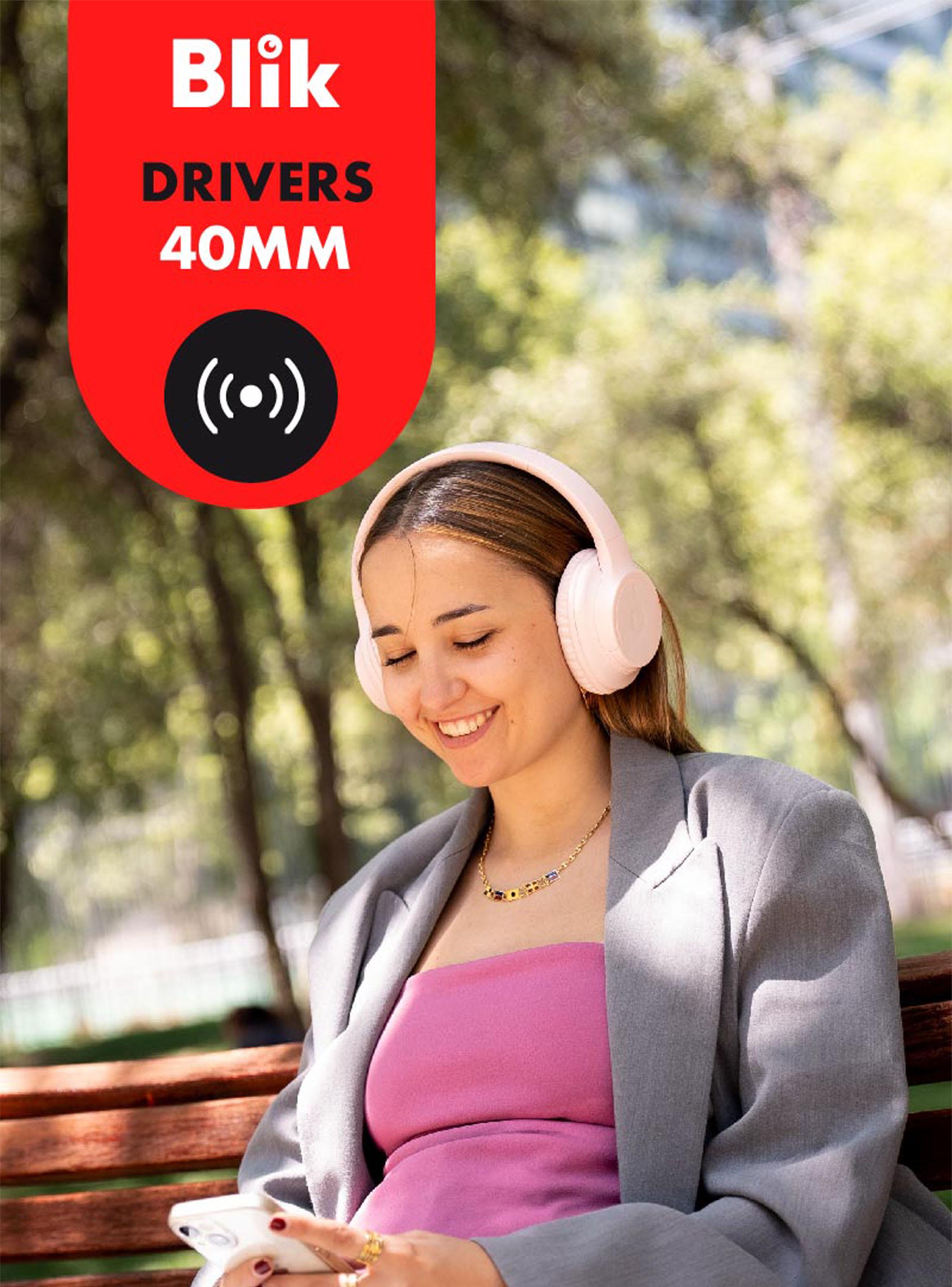 Audífonos Bluetooth Over Ear Soul250 Rosado-3
