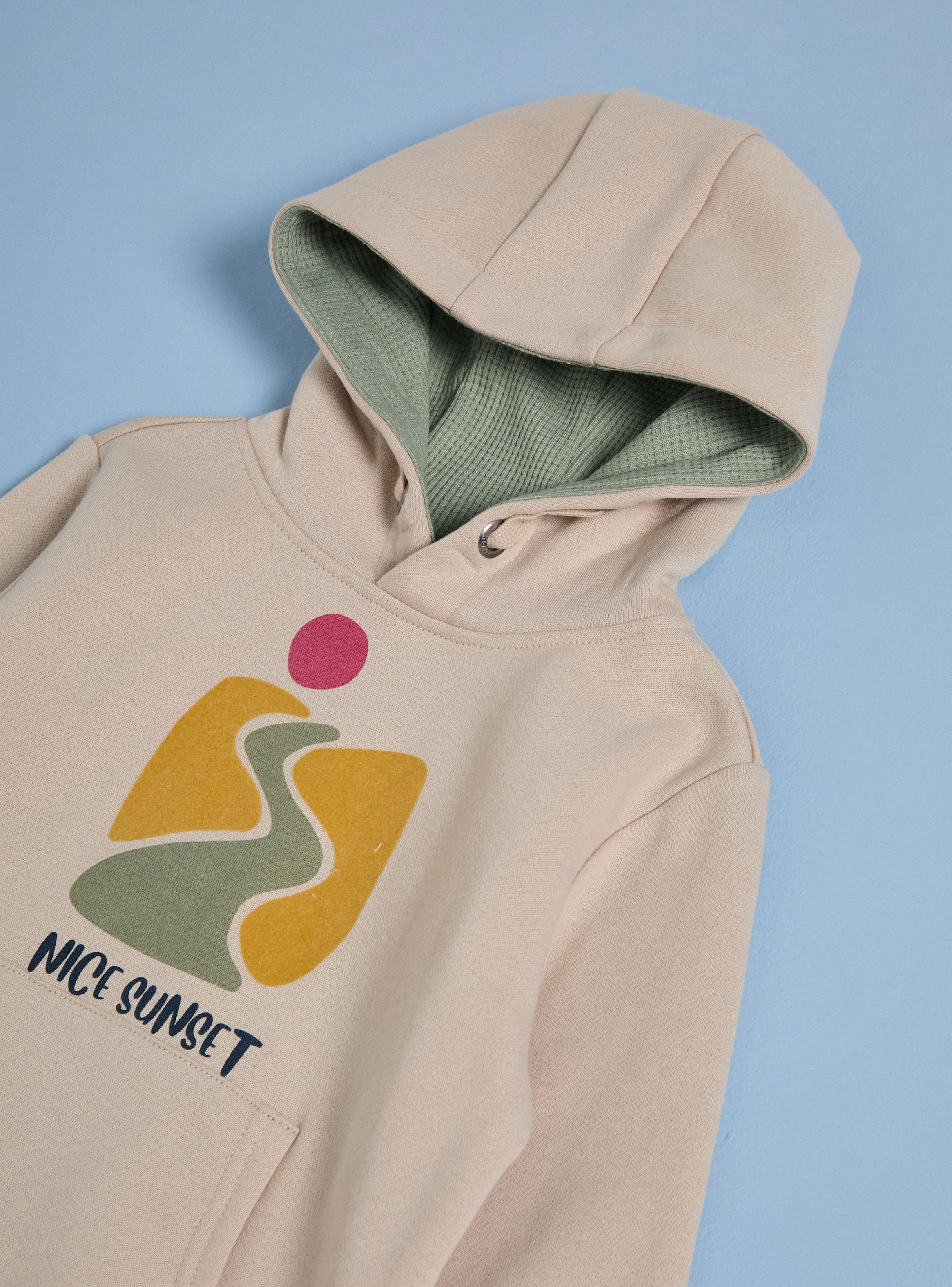 Polerón con Capucha y Print Sunset-3