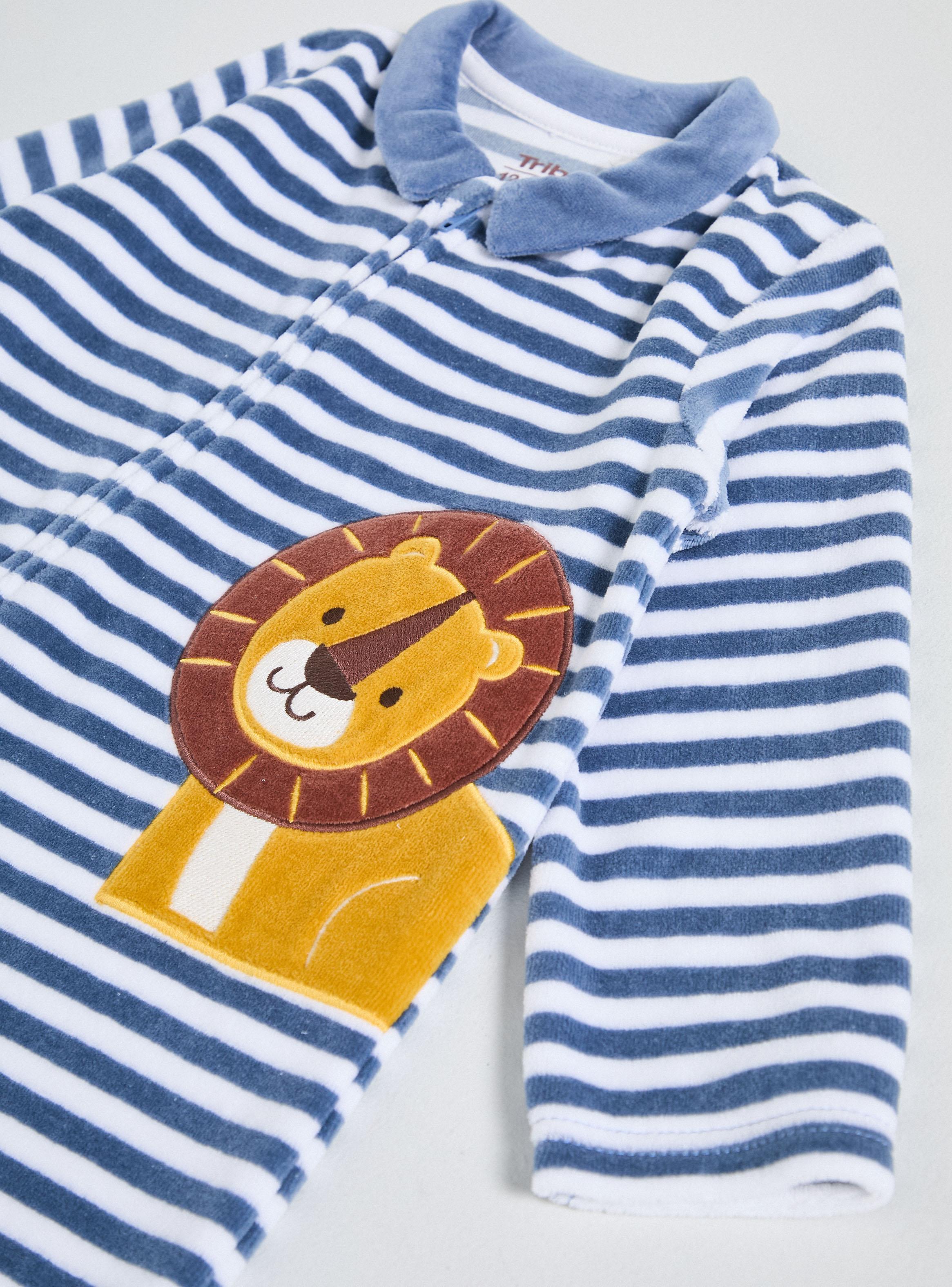 Osito Rayado con Aplicación de León-3