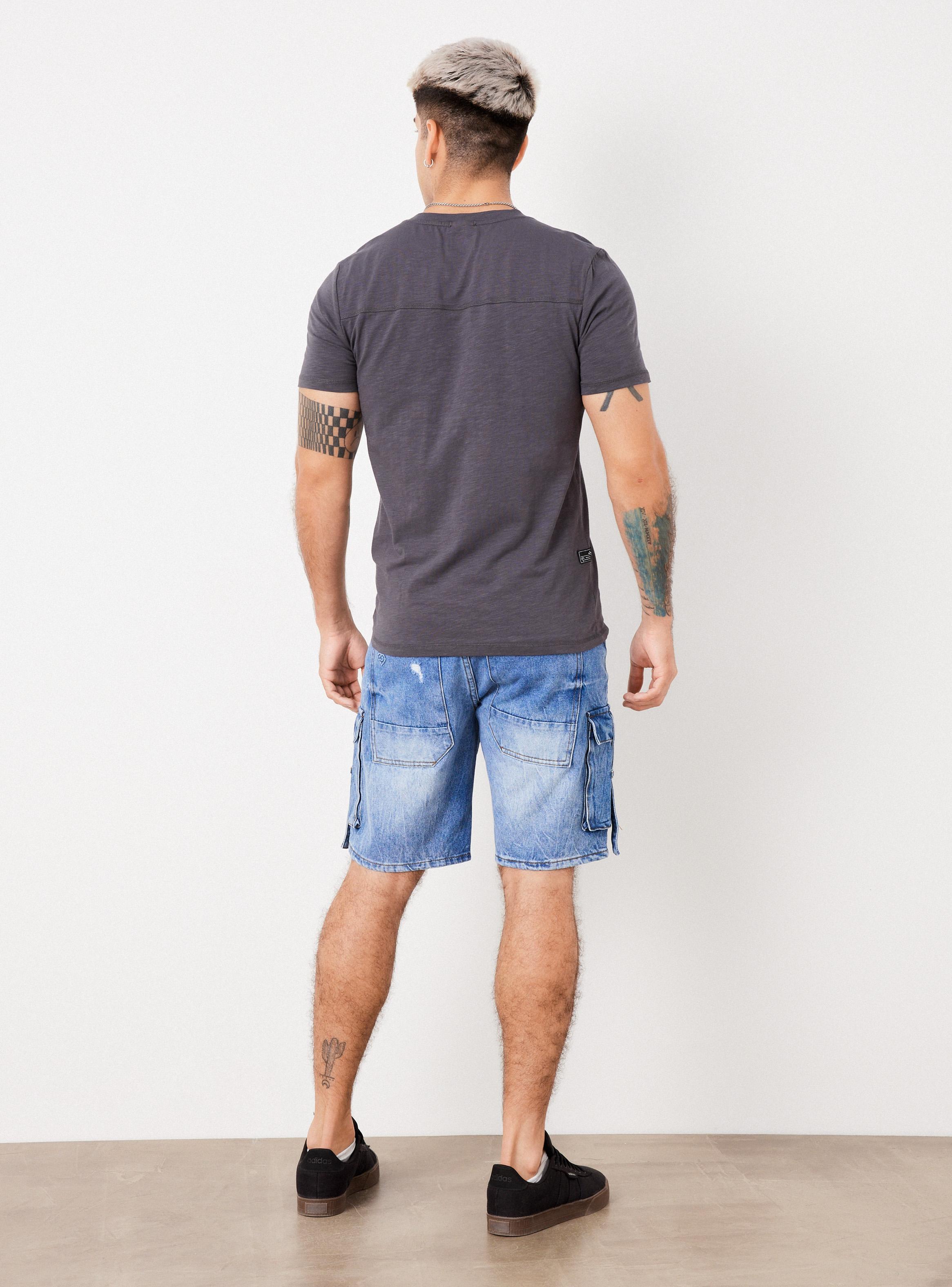 Short Cargo con Roturas-5