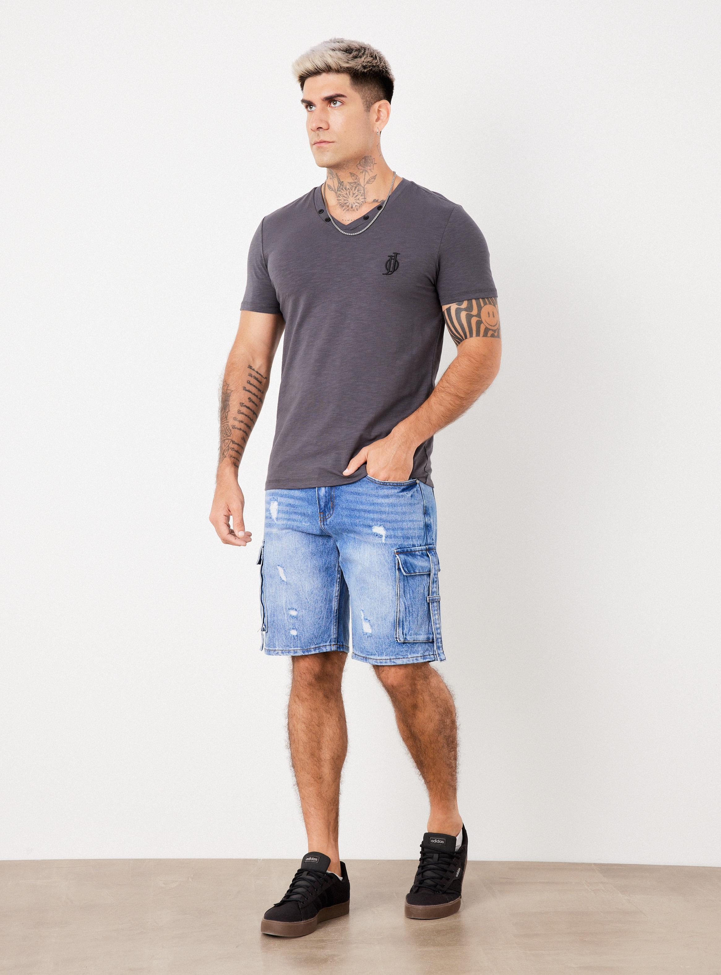 Short Cargo con Roturas-4