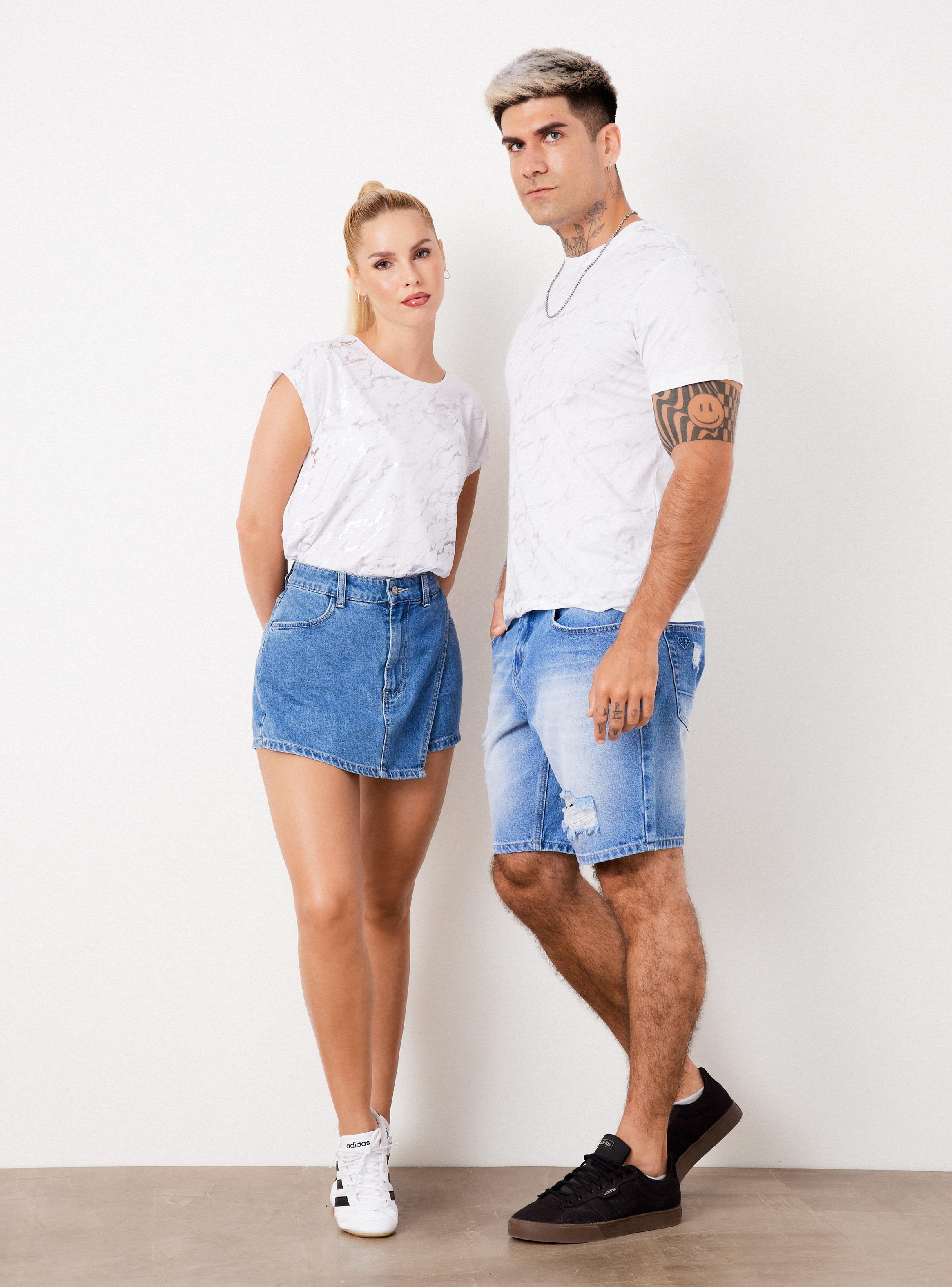 Falda Delantero Asimétrico Push Up-4