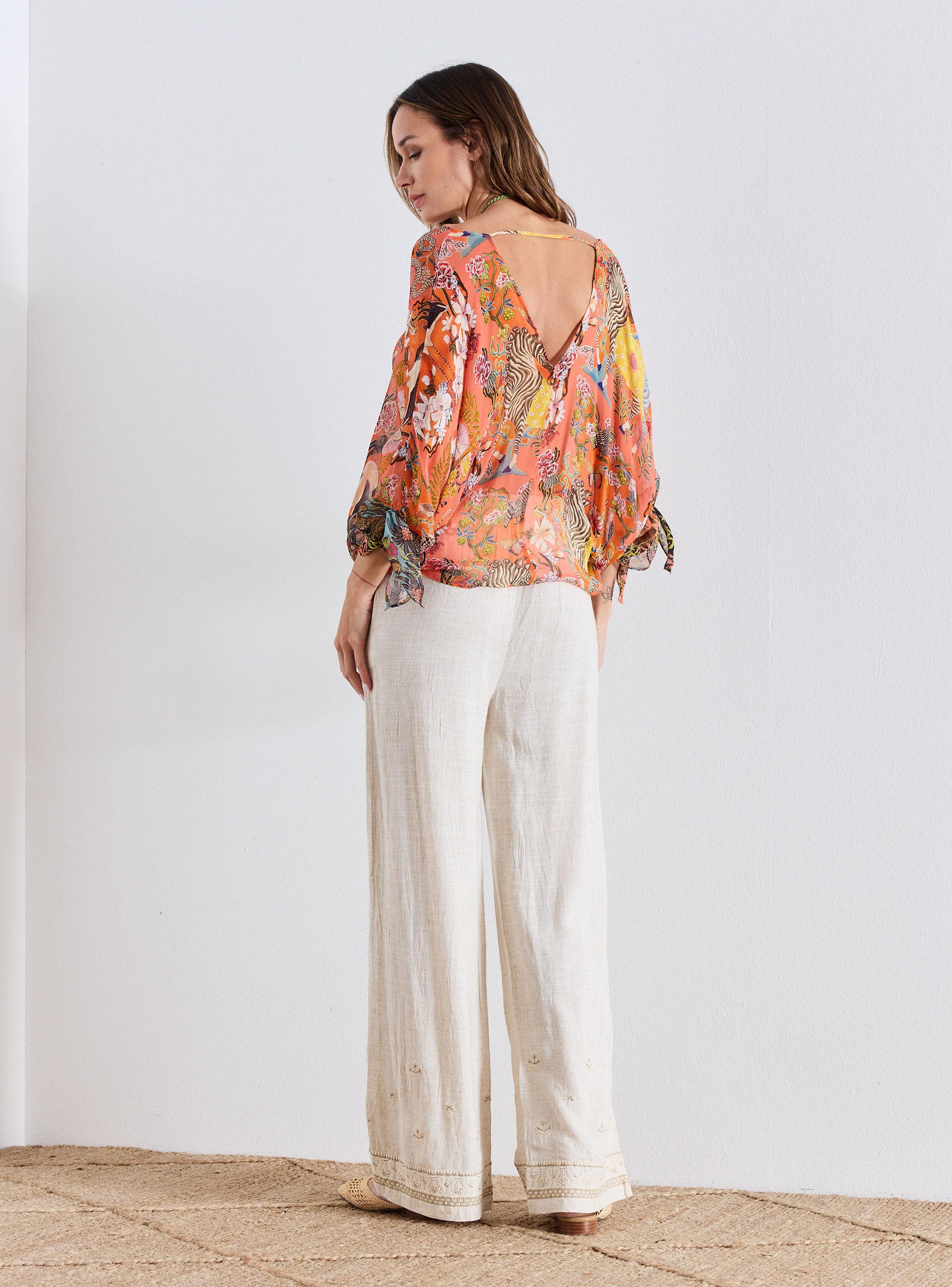 Blusa Estampada Calce Oversize-5