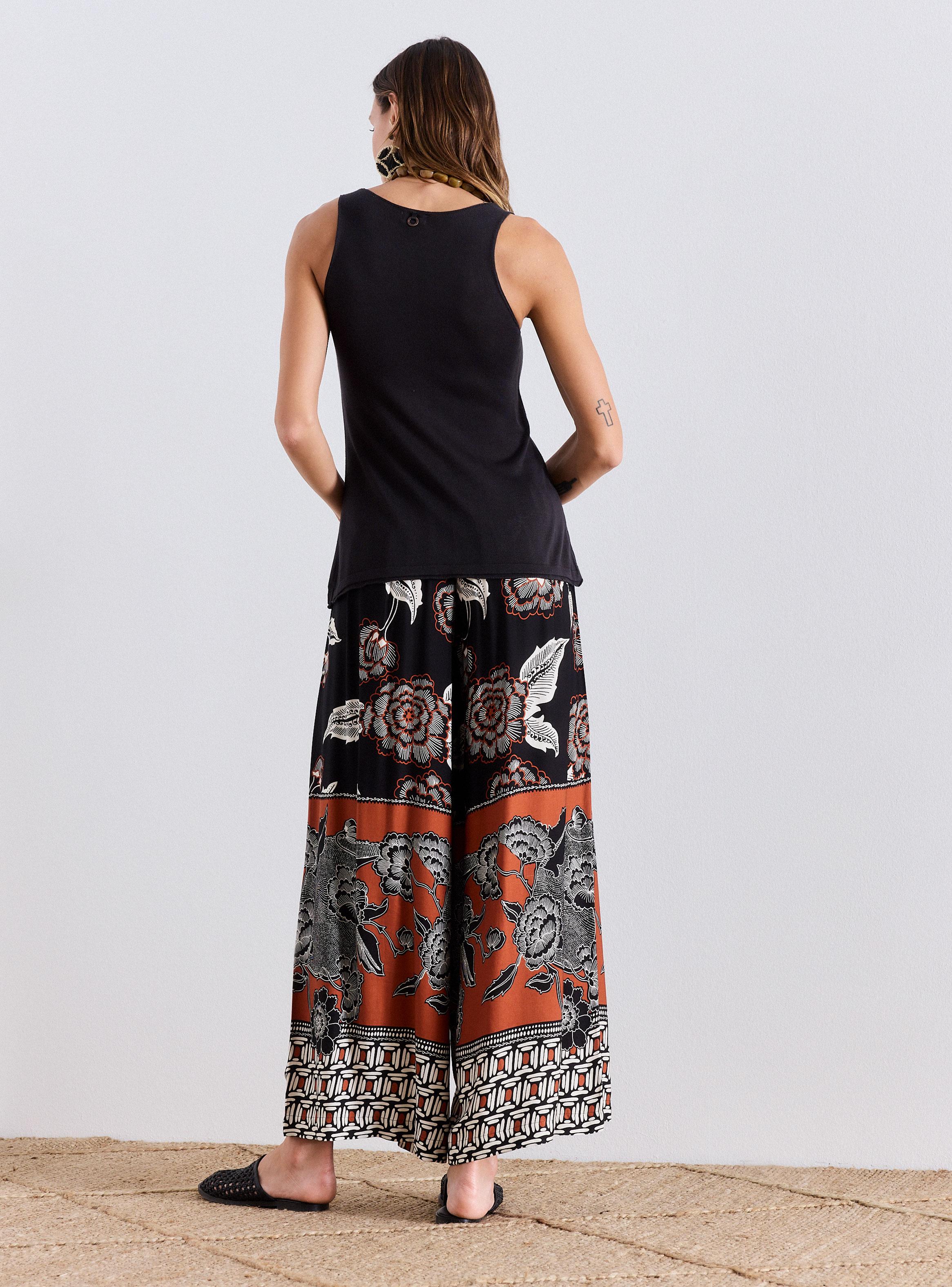 Polera Bitono Detalle de Abotonadura Delantera-5