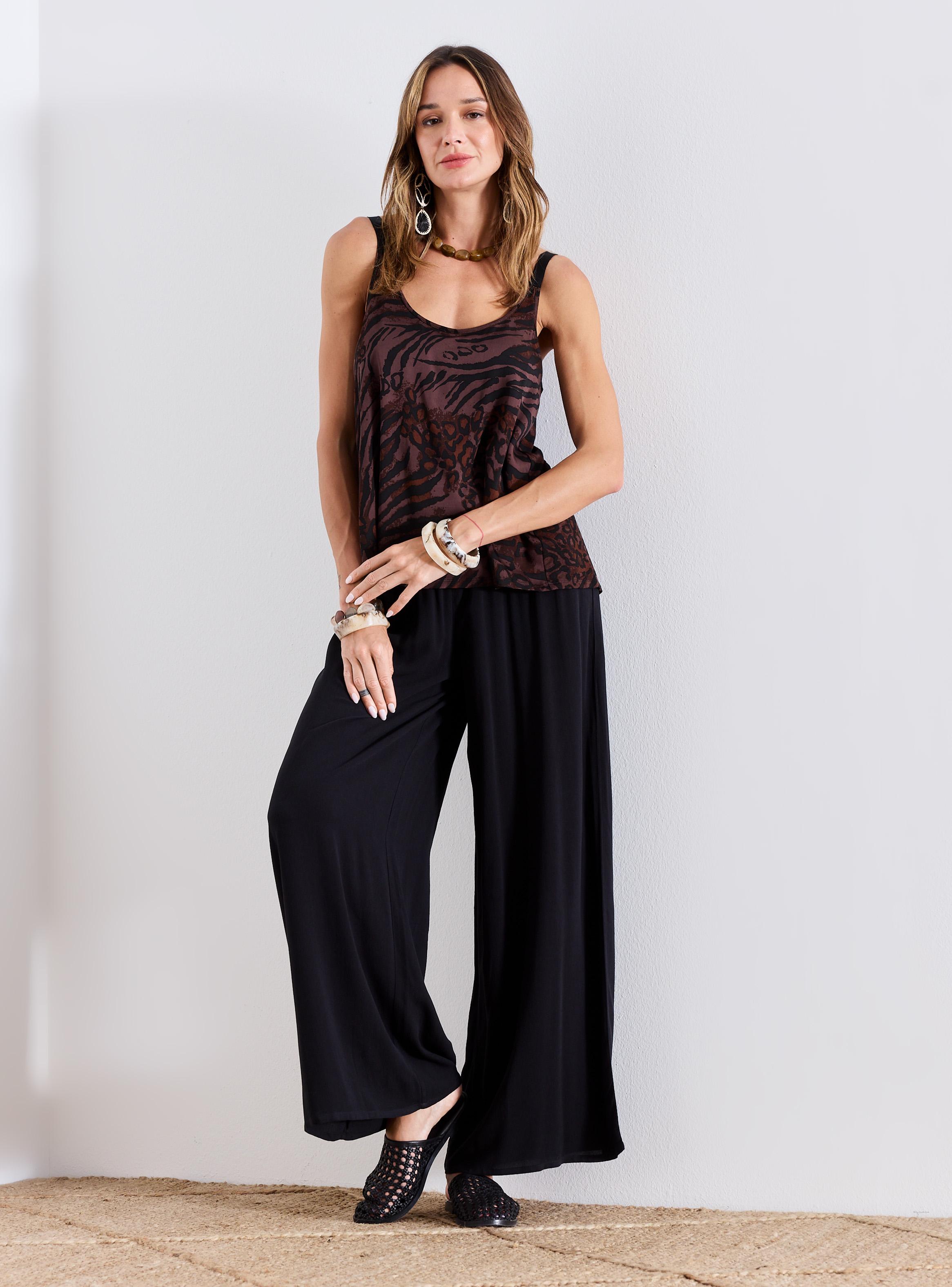 Polera Estampada Detalle en Tirantes-4