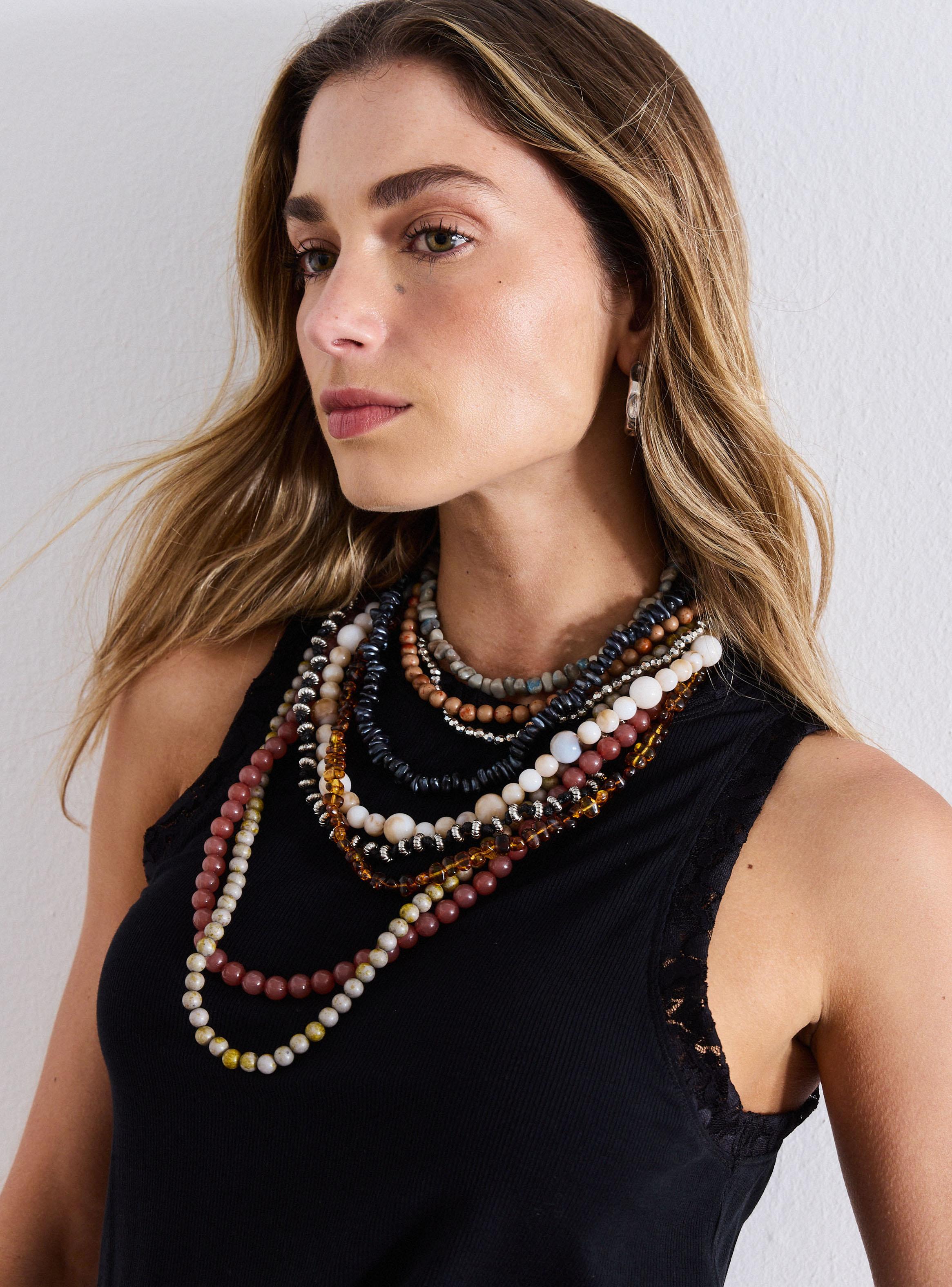 Polera Tela Acanalada con Detalles en Encaje-2