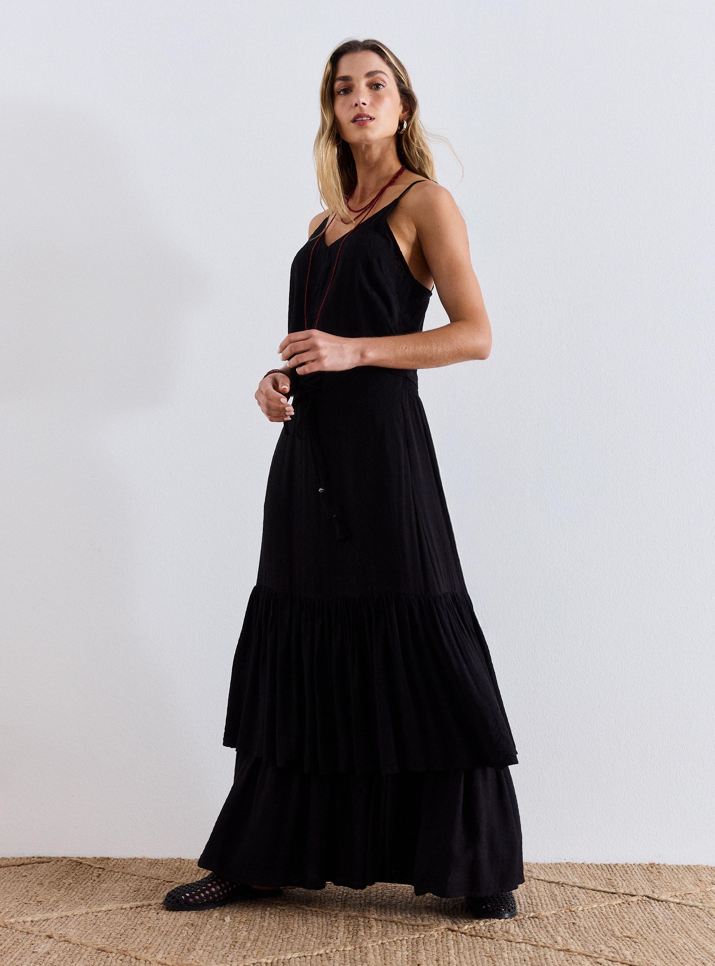 Polera Look Fluido con Tela Jacquard Diseño-4