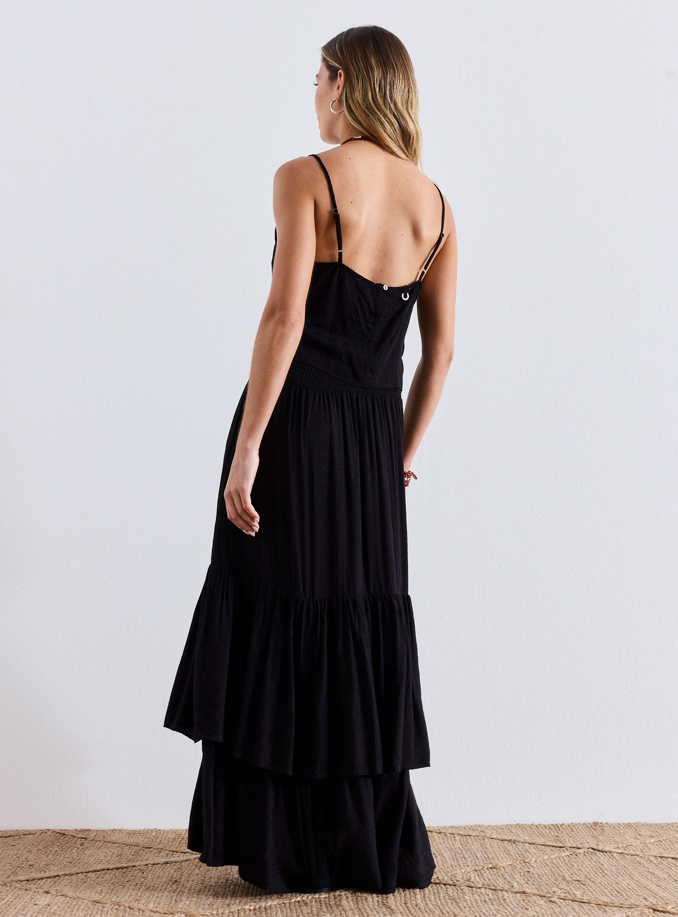 Polera Look Fluido con Tela Jacquard Diseño-5