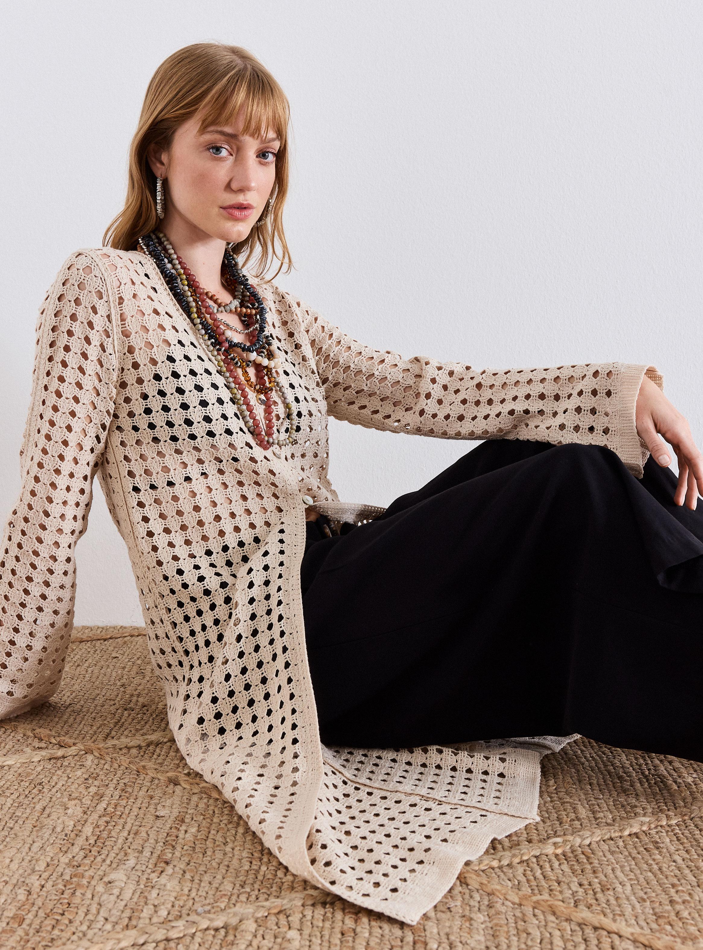 Chaleco Tipo Crochet-2