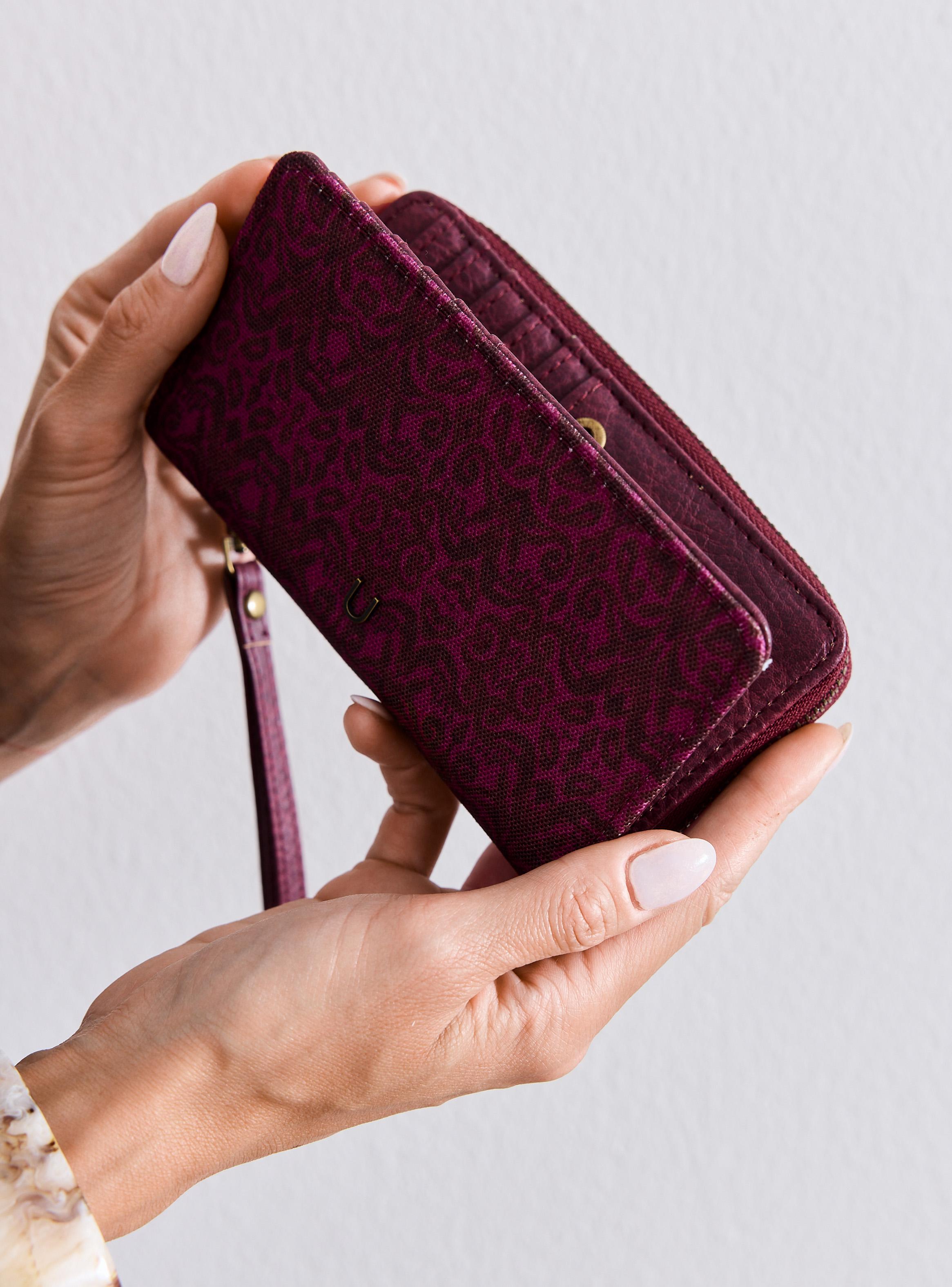 Billetera Estampada de Tela-5