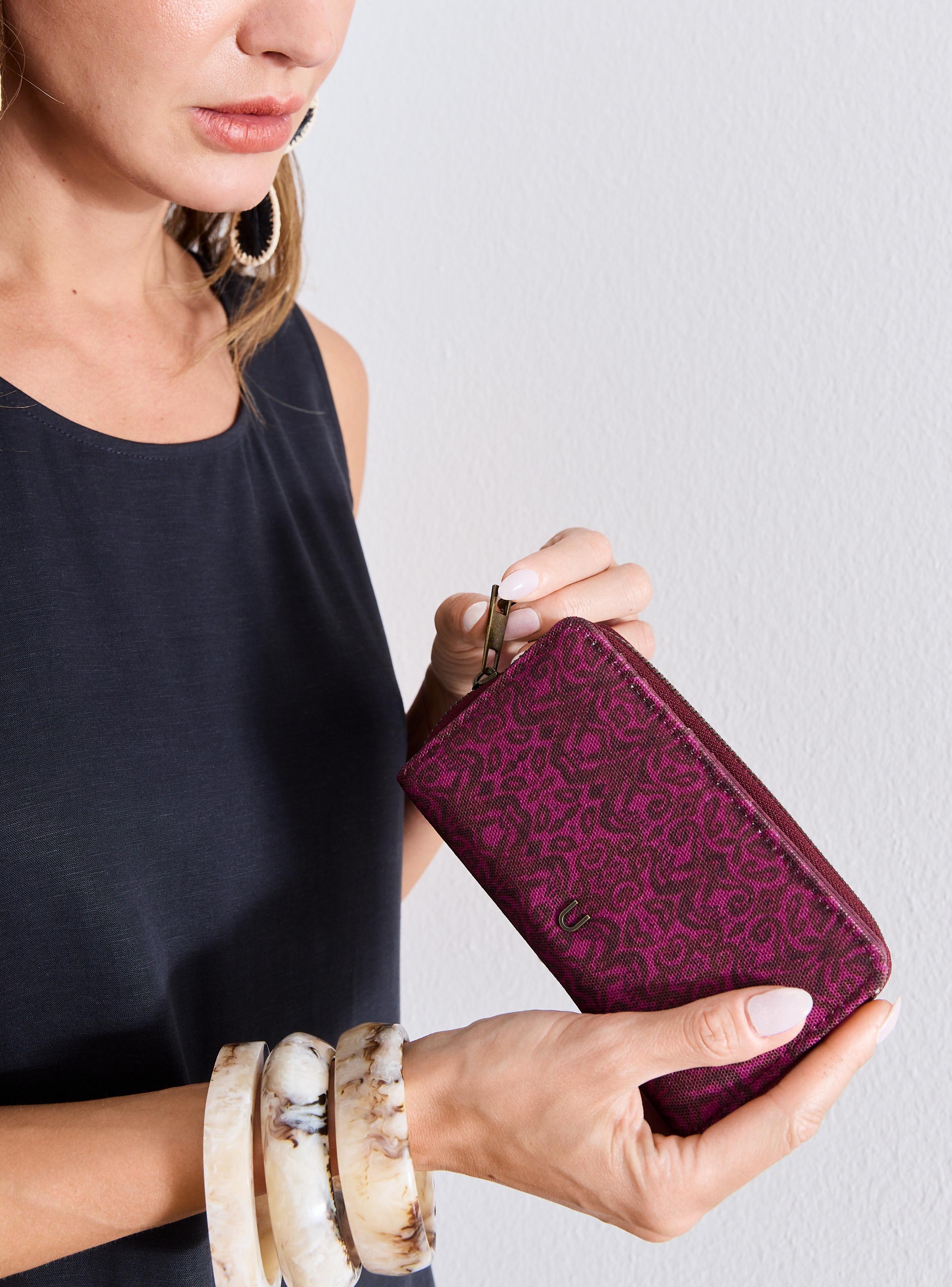 Billetera Estampada de Tela-4