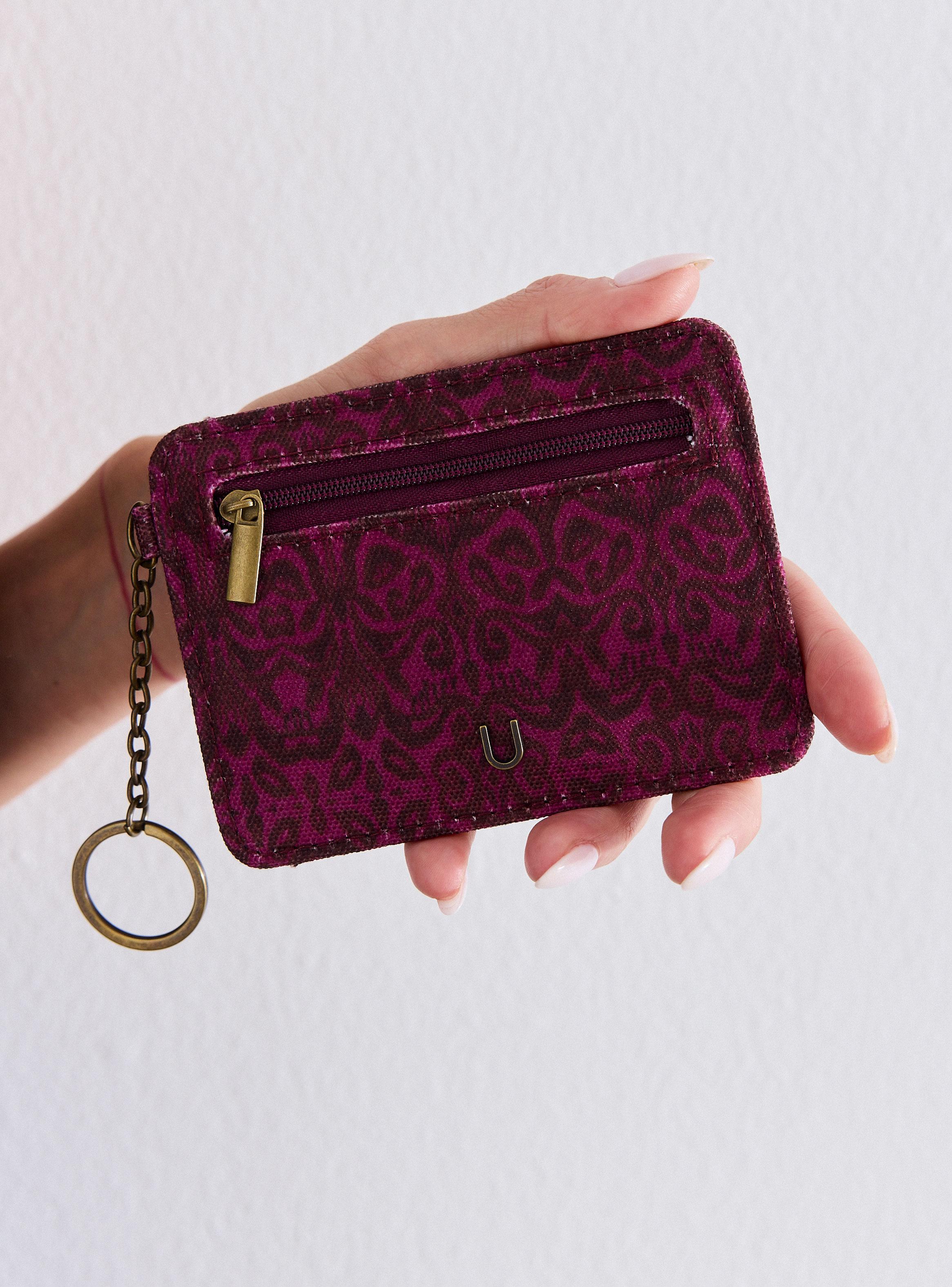 Billetera Estampado de Tela con Llavero-5