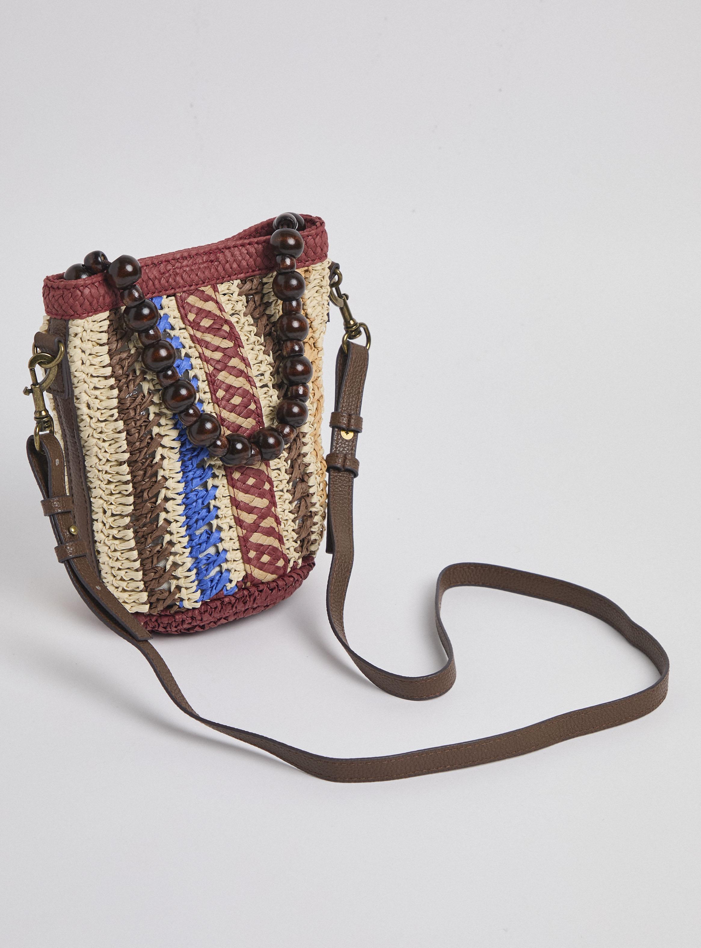 Cartera de Papel Raffia Strap Cuencas-2