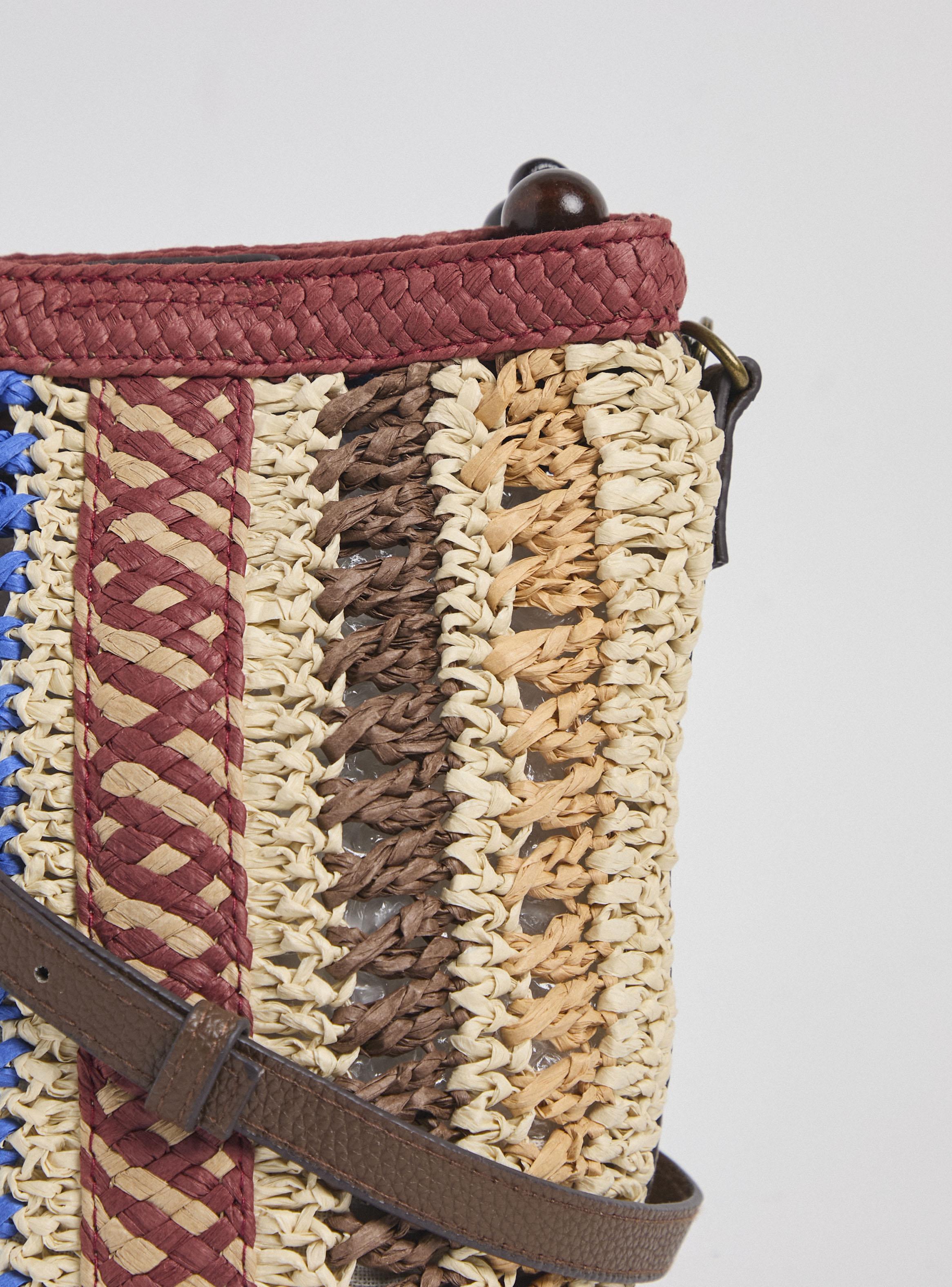 Cartera de Papel Raffia Strap Cuencas-4