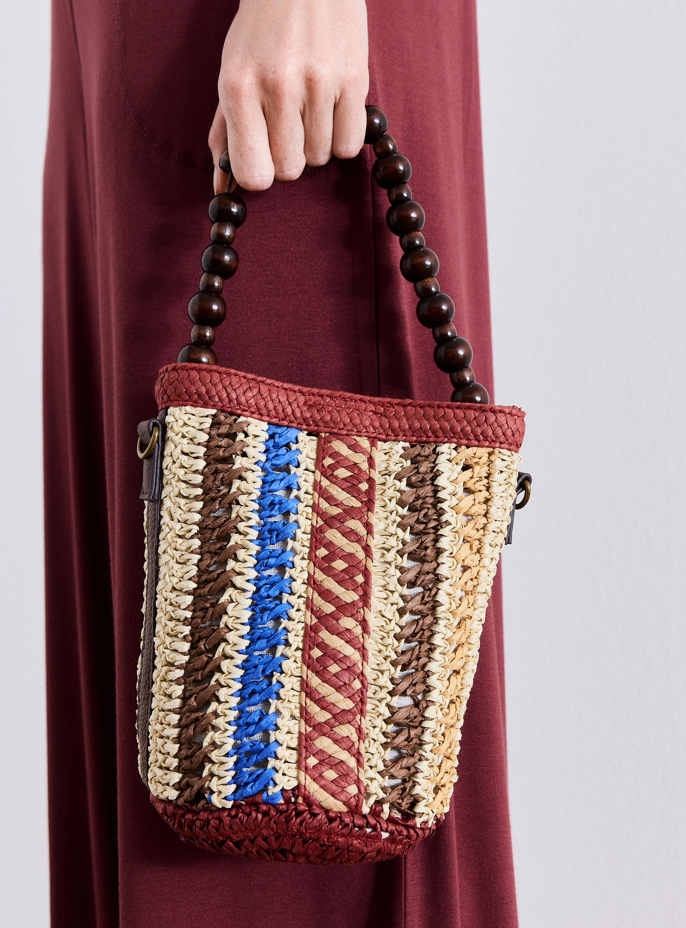 Cartera de Papel Raffia Strap Cuencas-6