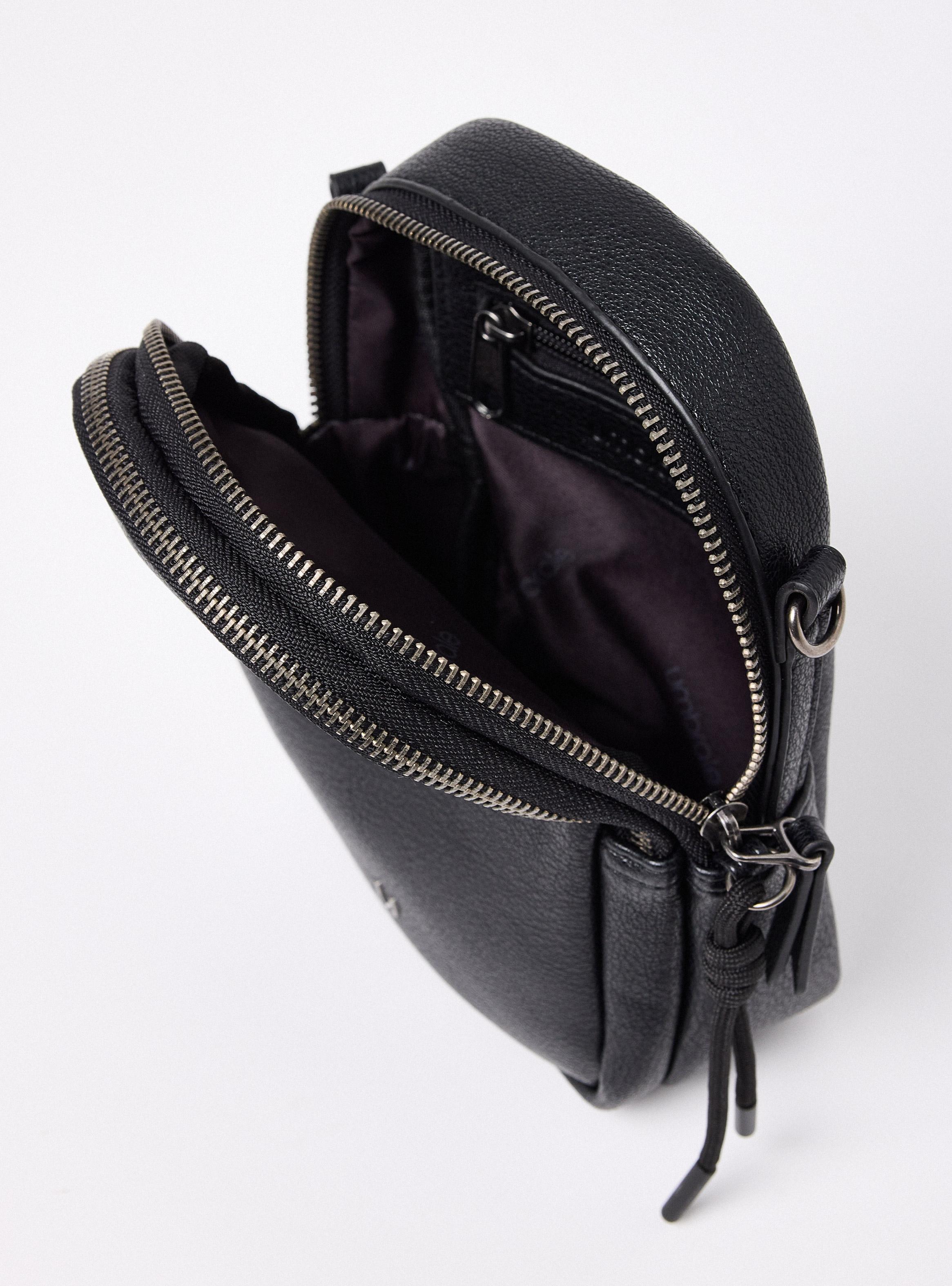 Cartera Básica Crossbody con Strap Trenzada-3