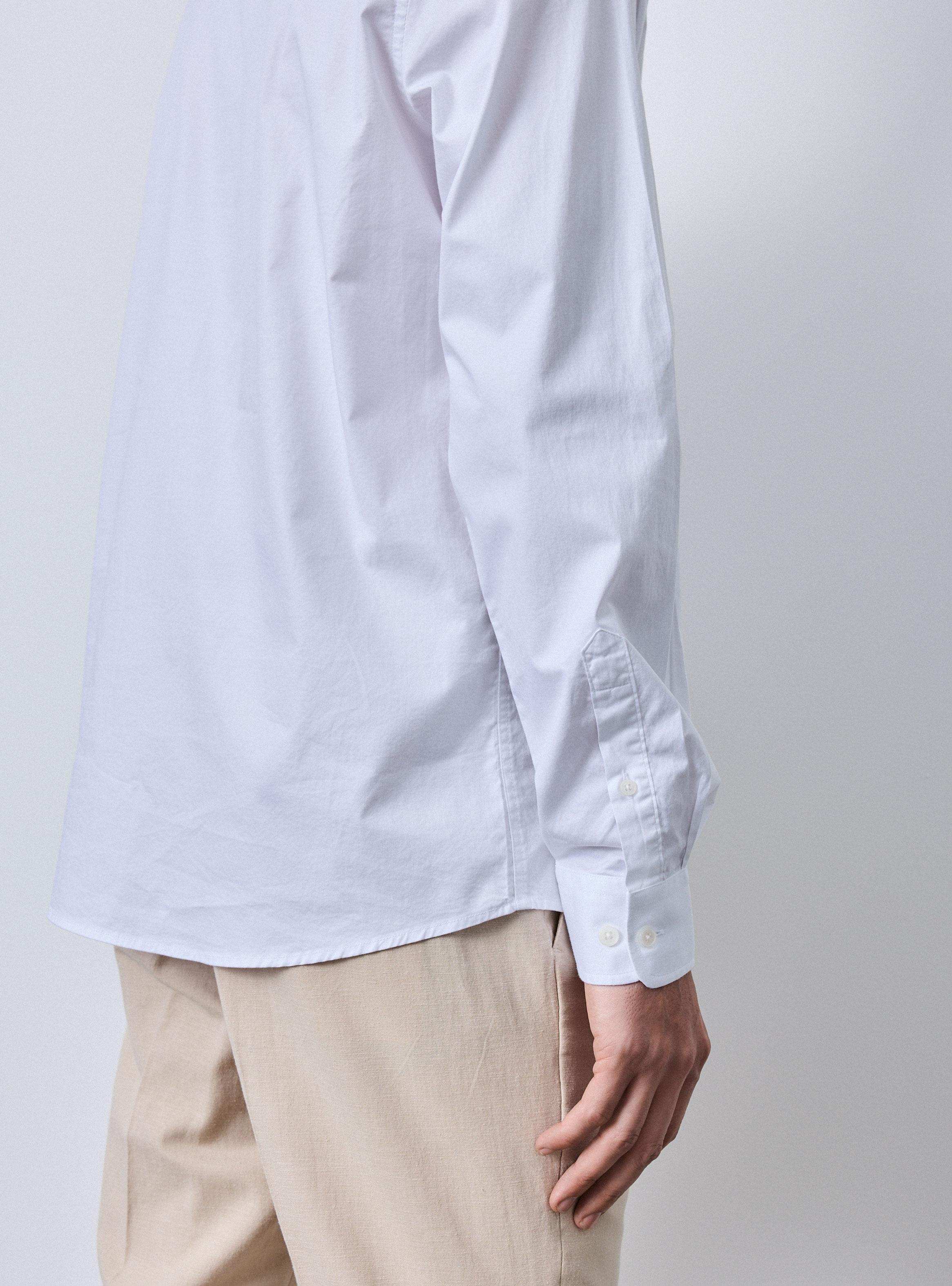 Camisa Poplin Algodón Bolsillo-3