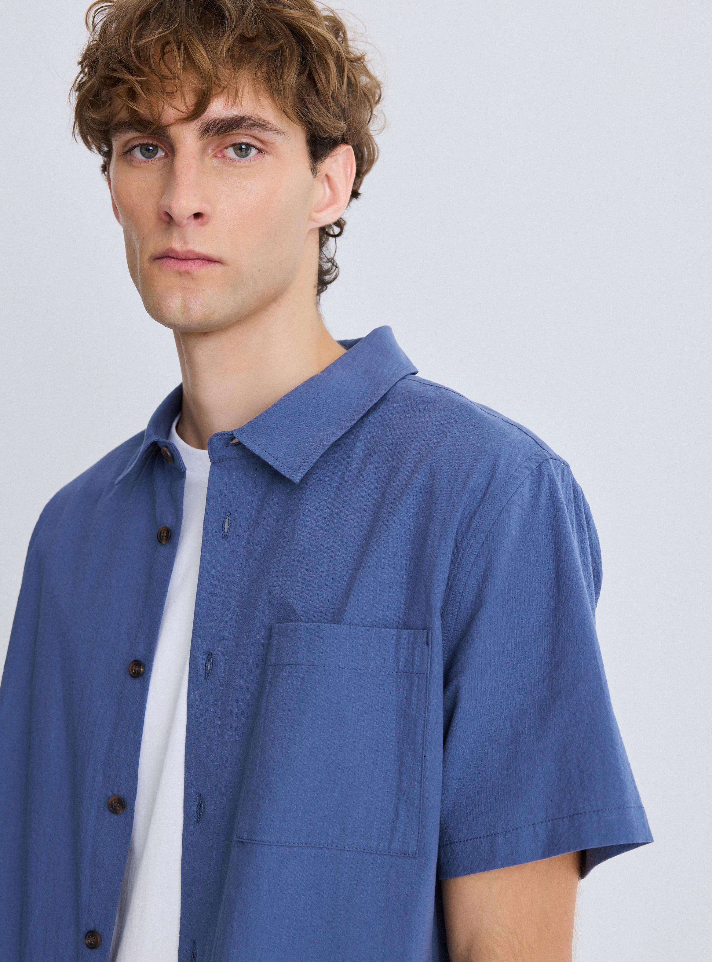 Camisa Lineas Seersucker-2