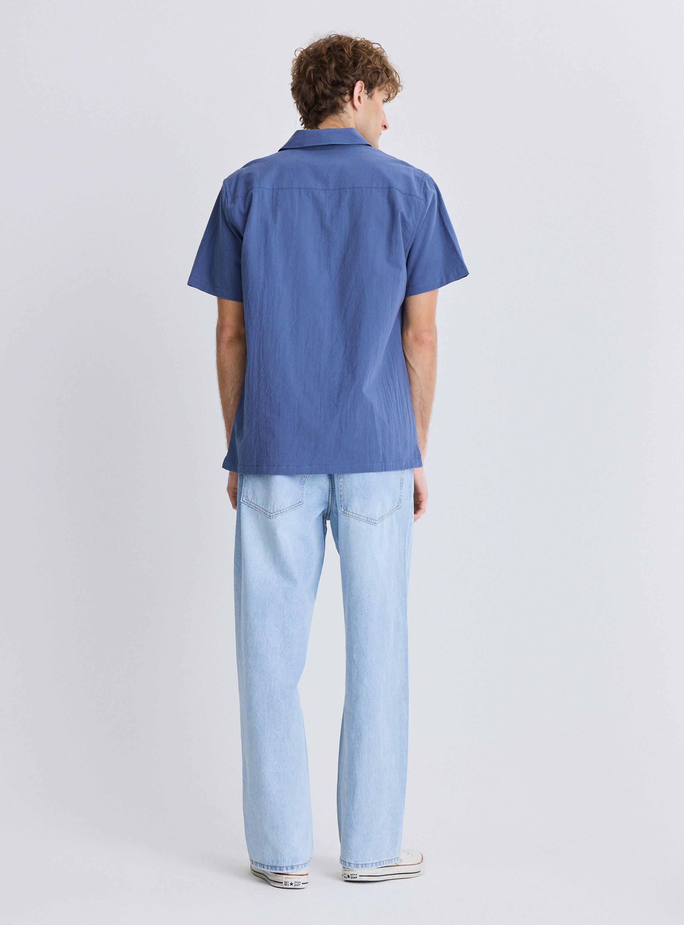 Camisa Lineas Seersucker-5