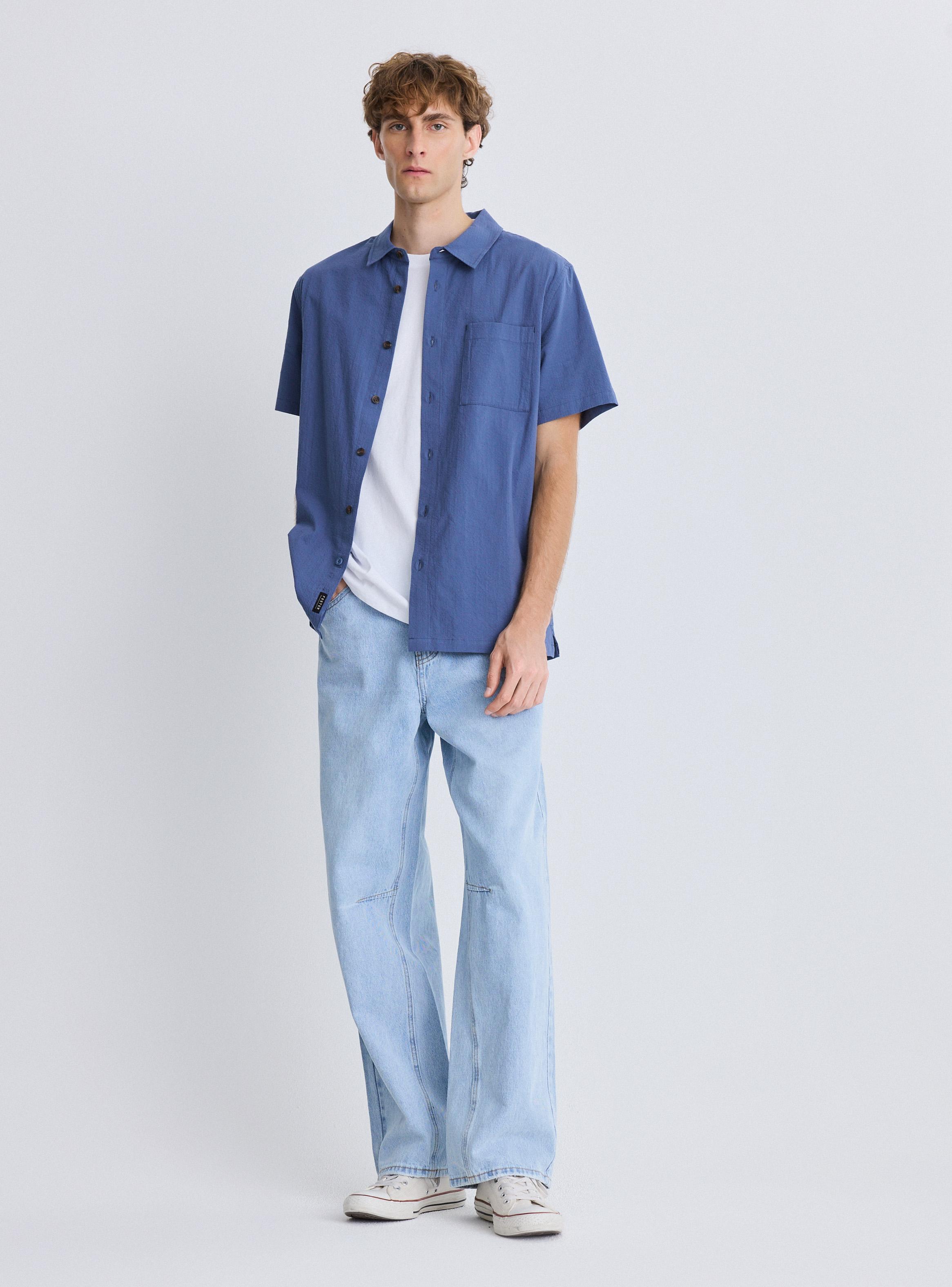 Camisa Lineas Seersucker-4