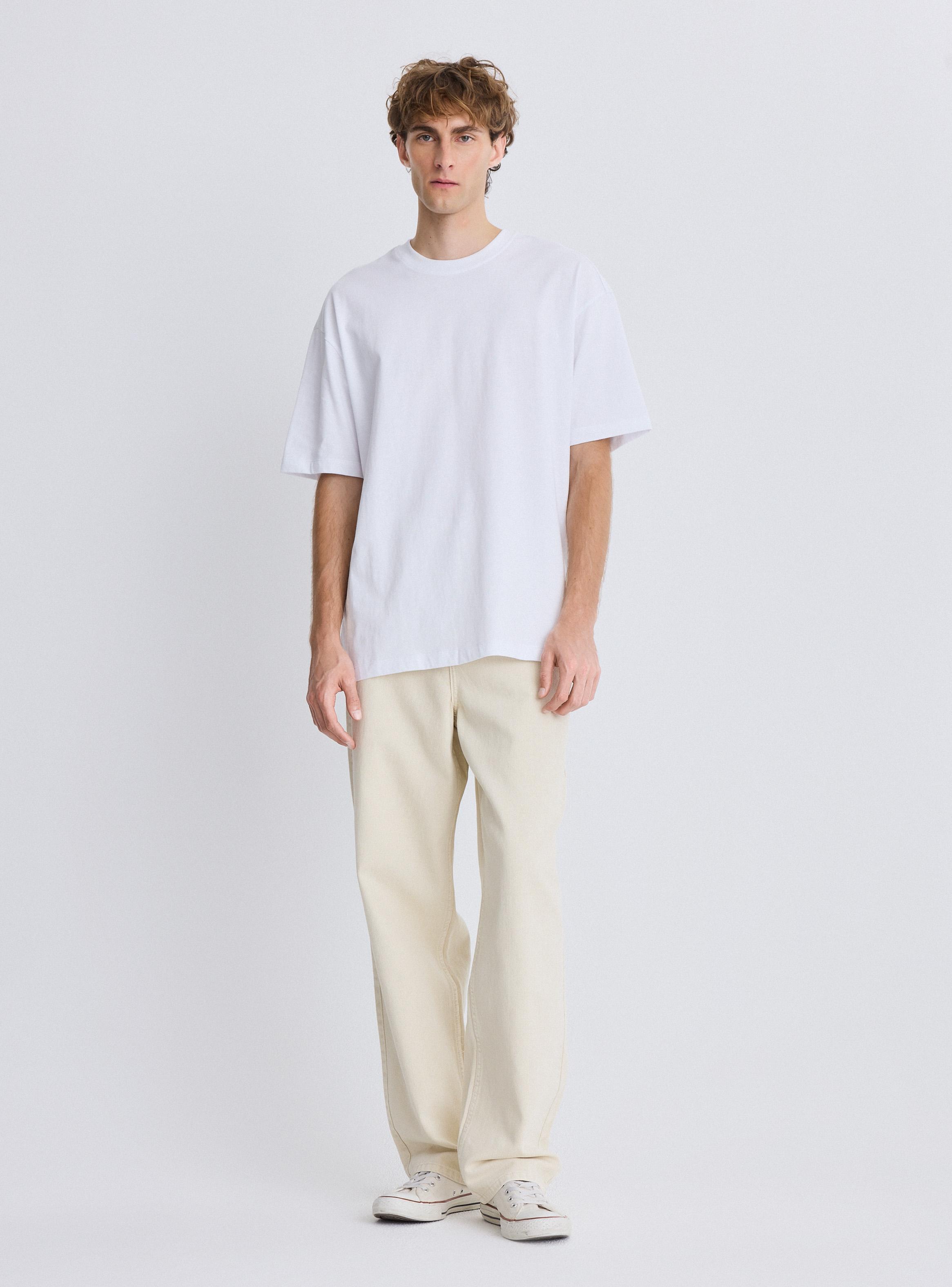 Polera Cuello Polo Manga Corta Oversize Estampado-4