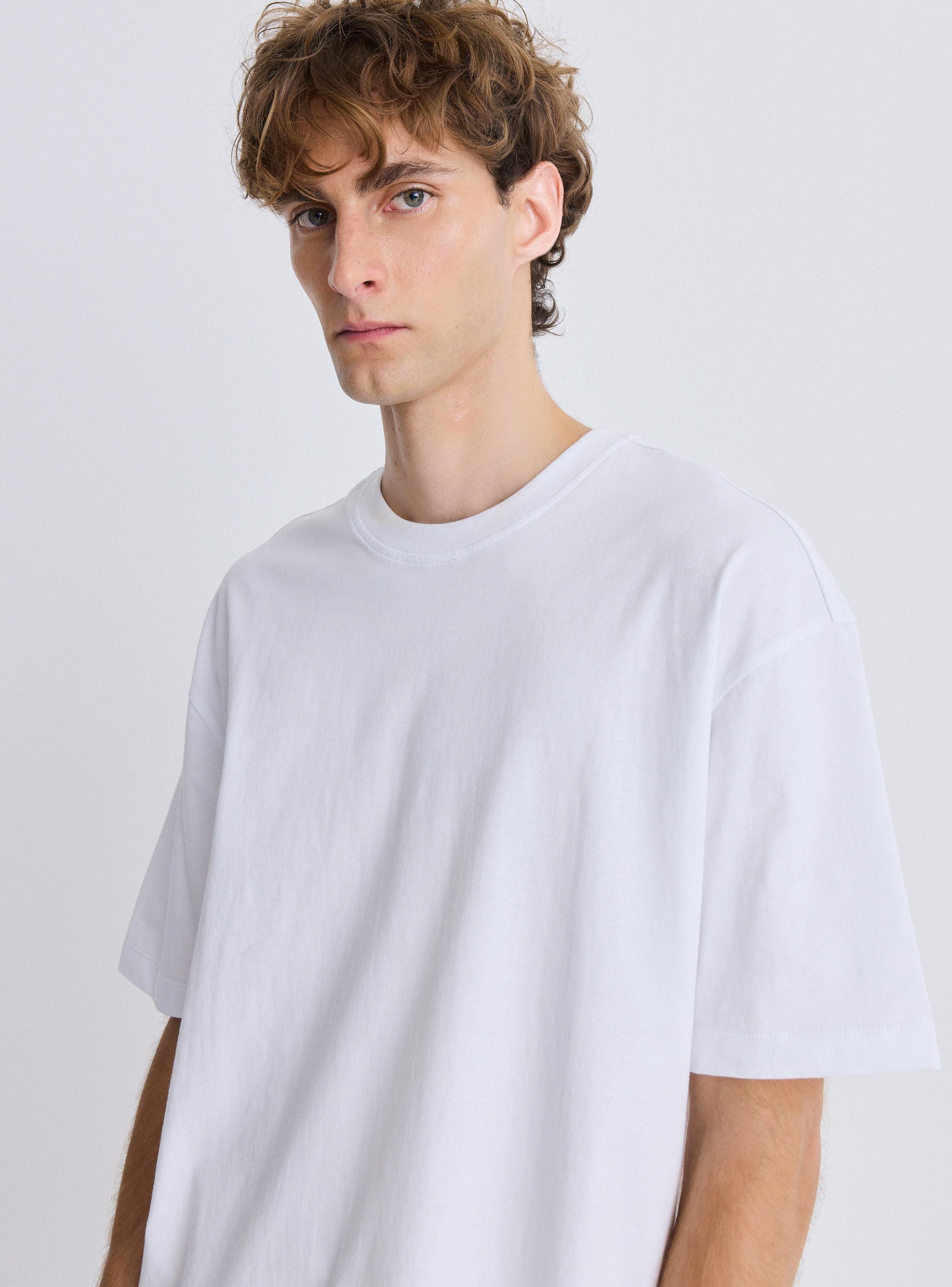 Polera Cuello Polo Manga Corta Oversize Estampado-2