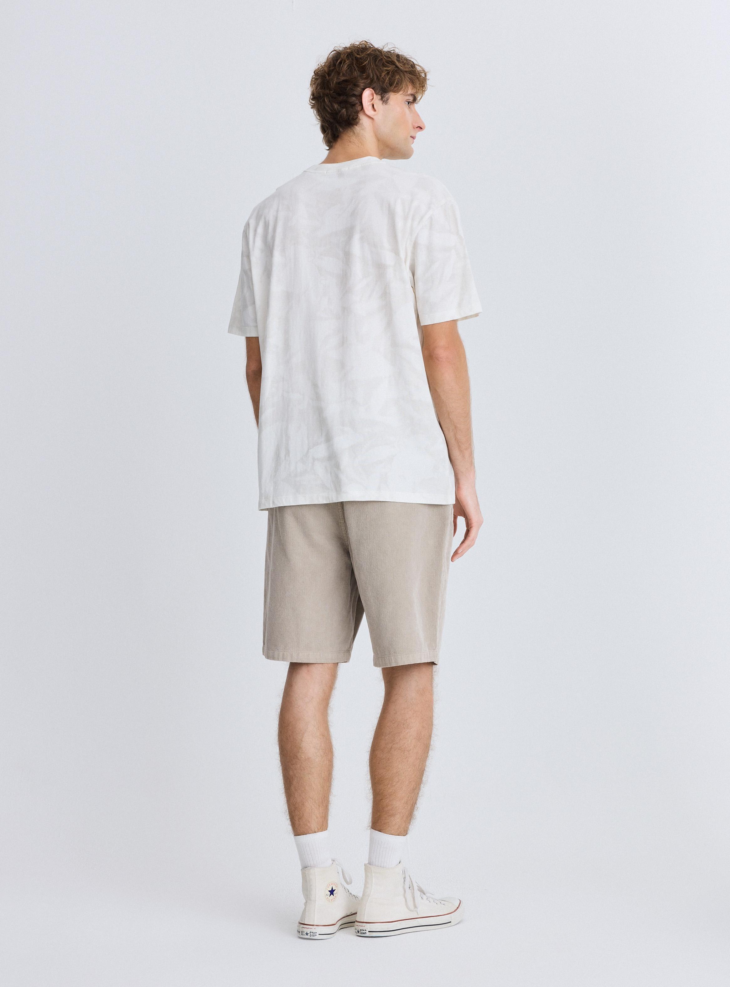 Polera Cuello Polo Manga Corta Estampada-5