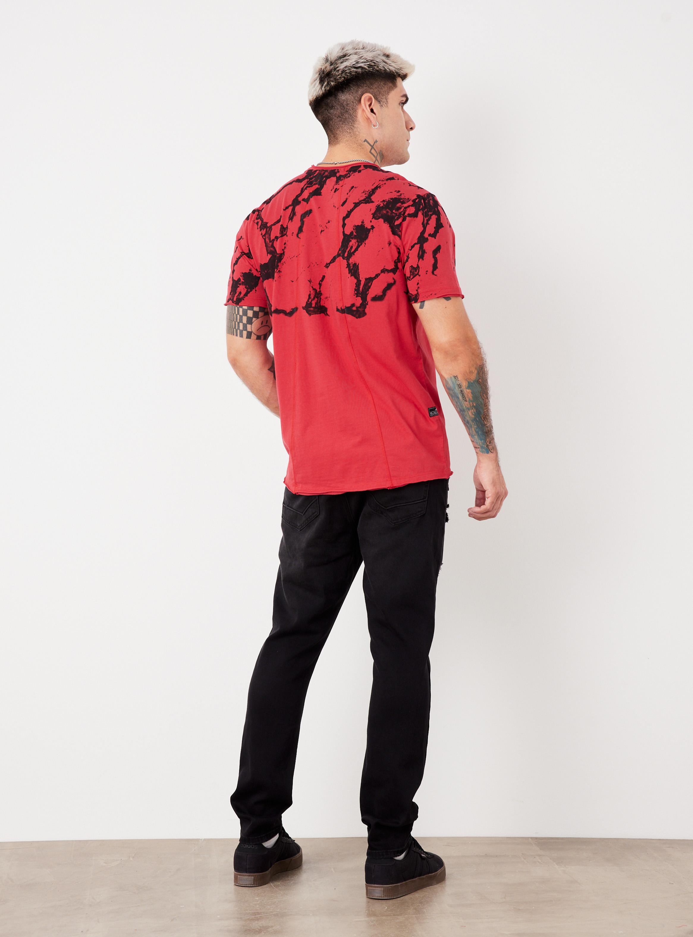 Jeans Tapered Destroyer con Parche-5