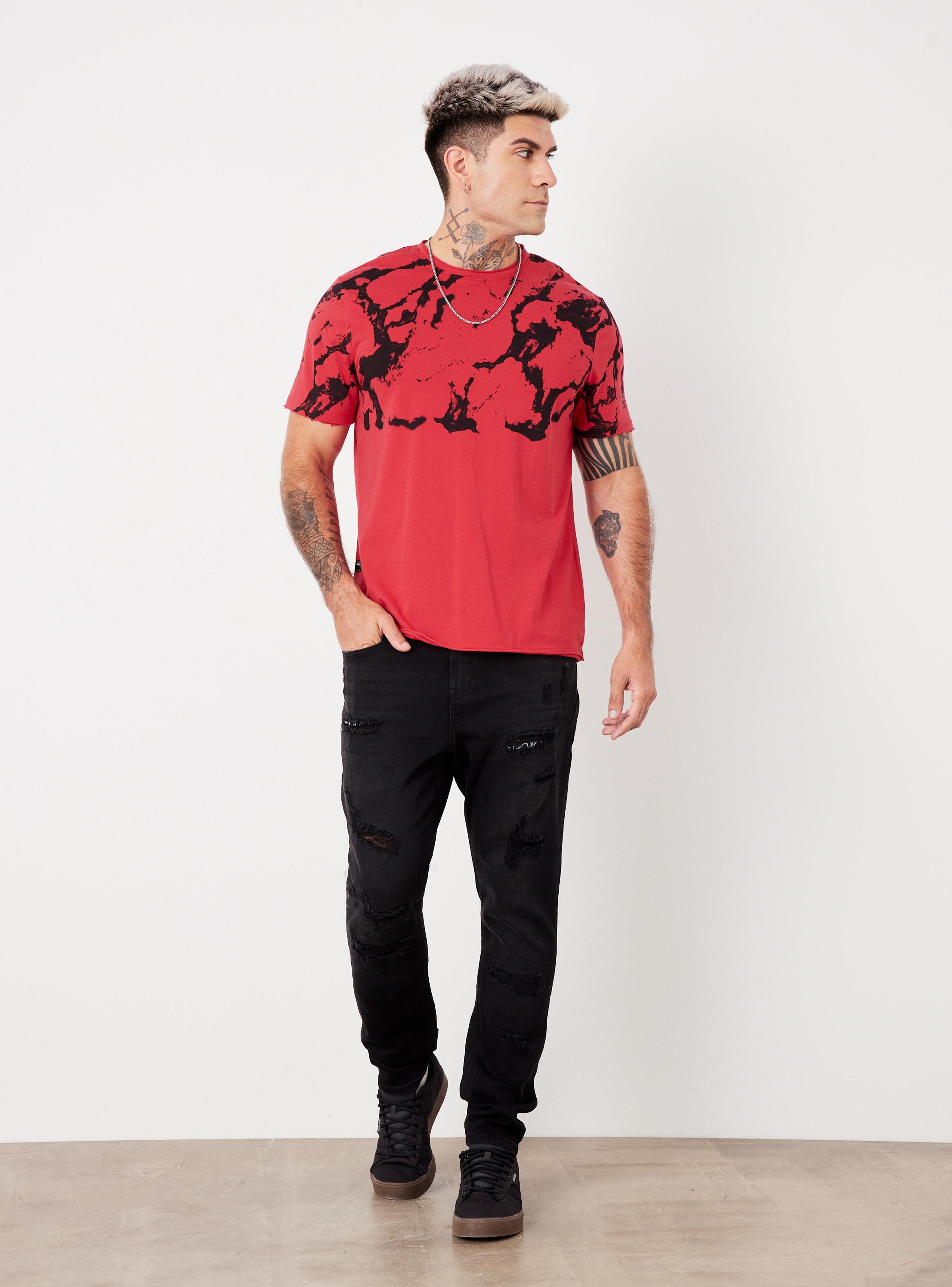 Jeans Tapered Destroyer con Parche-4