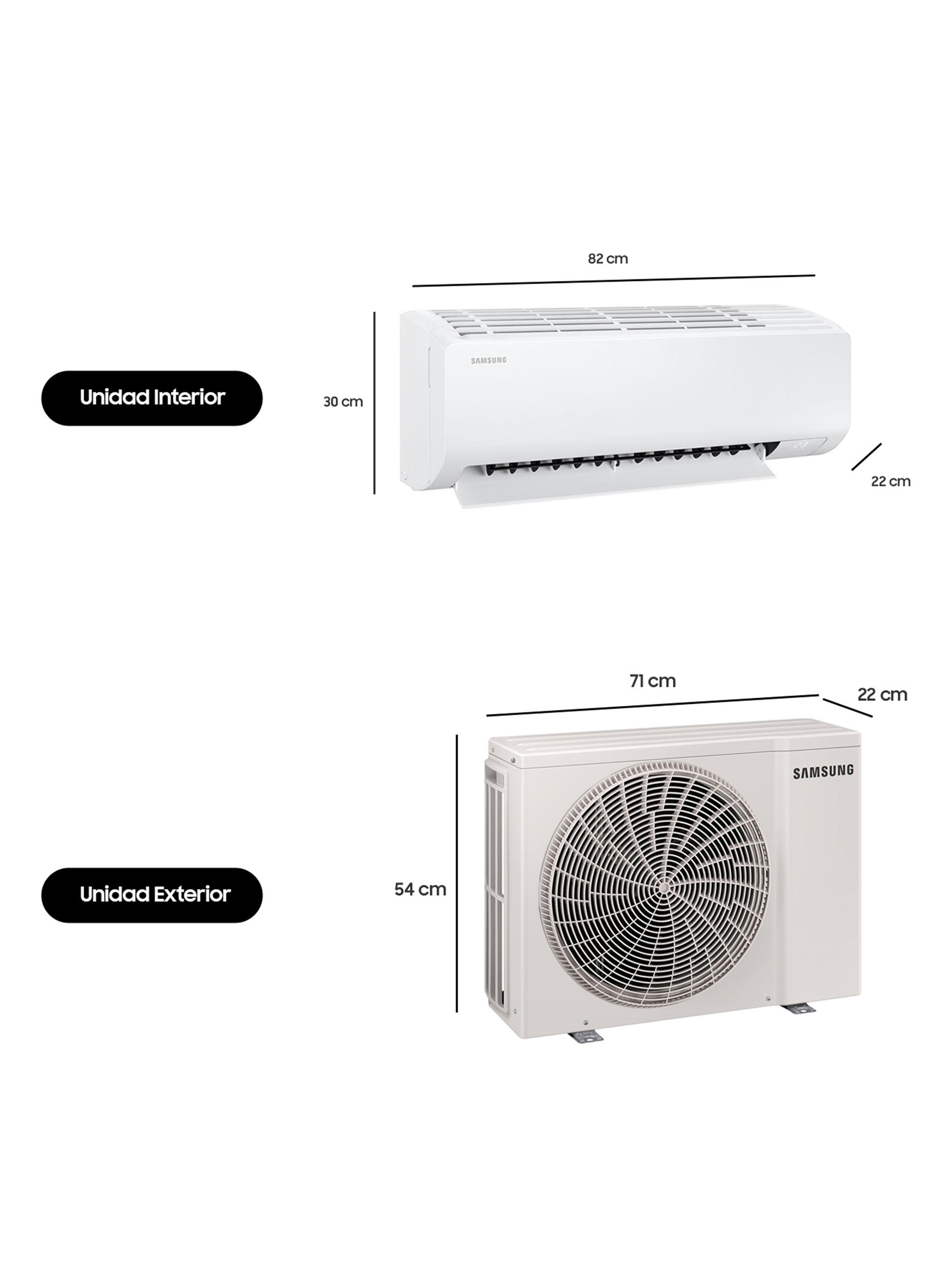 Aire Acondicionado Split Muro Wind Inverter 12000 BTU AR50F12C1FH|ZS-1