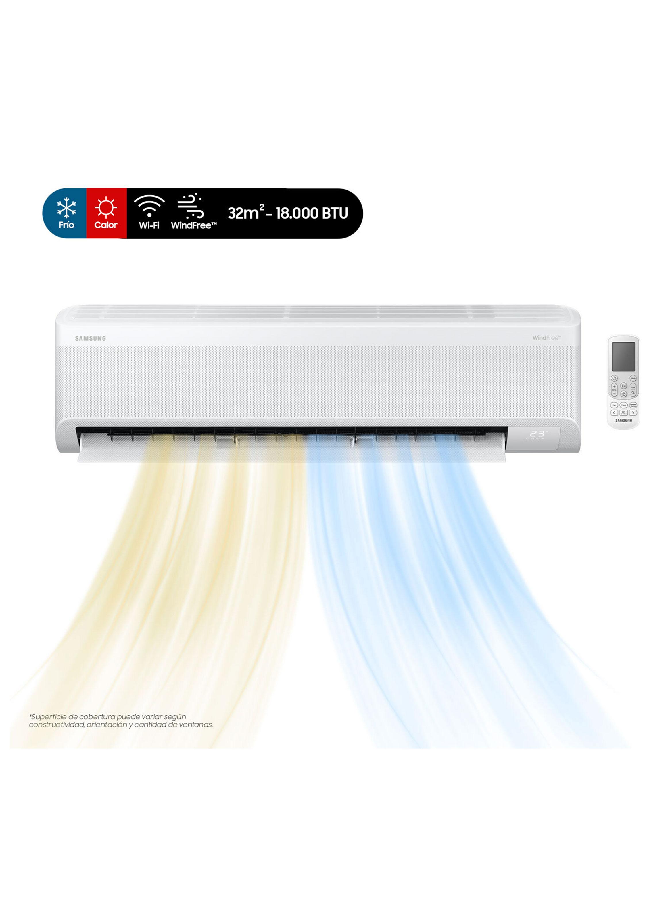 Aire Acondicionado Split Muro Wind Free Inverter 18000 BTU AR70F18C1DW/ZS-2