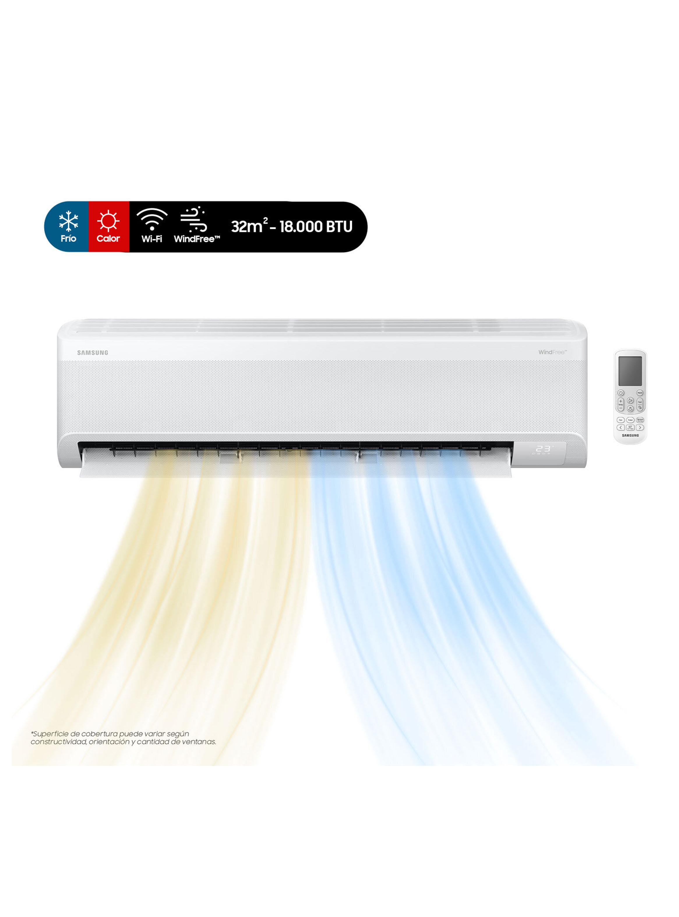 Aire Acondicionado Split Muro Wind Free Inverter 18000 BTU AR70F18C1DW/ZS-0
